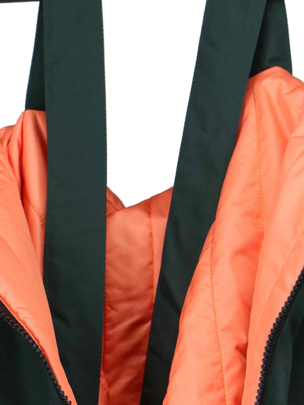 Cape Maxi Coat In Green