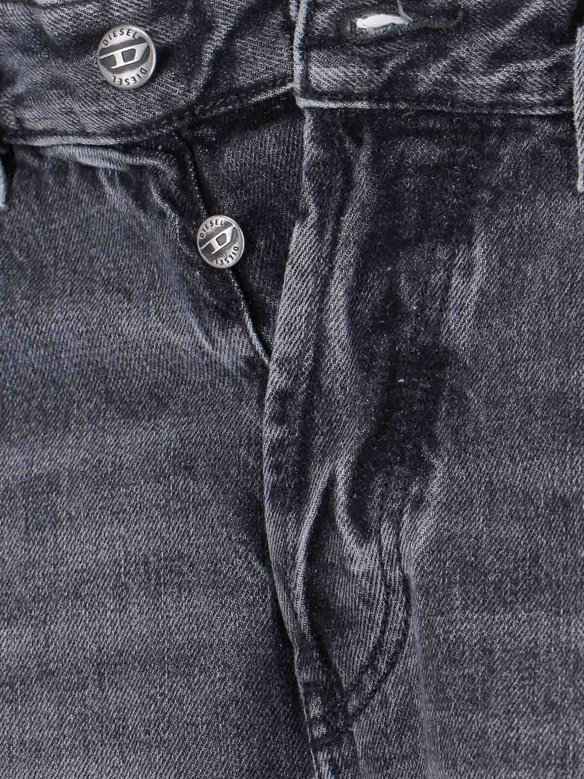 Diesel Gray Relaxed 2001 D-macro Jeans In Gray