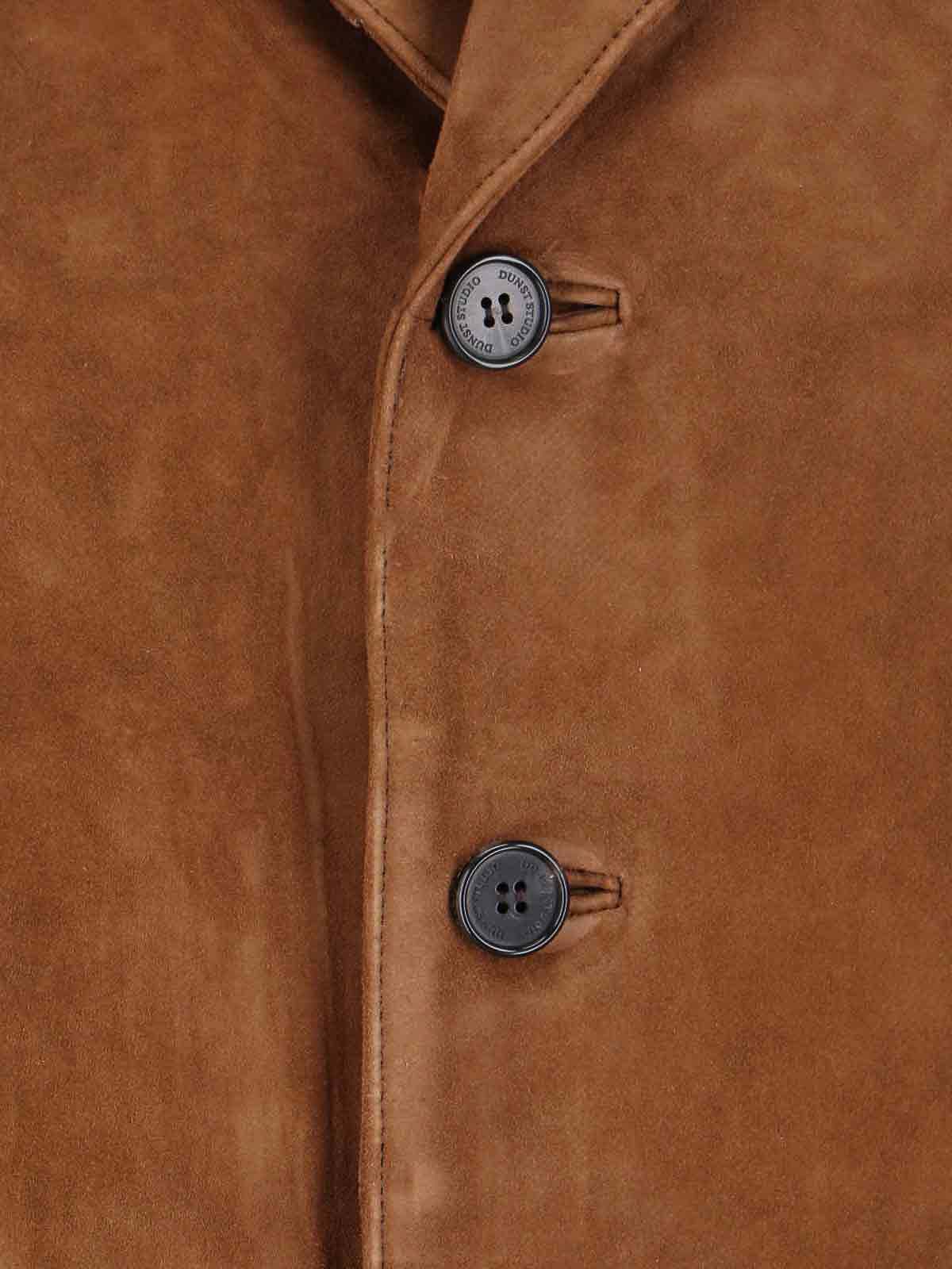 Dunst Suede Jacket In Brown