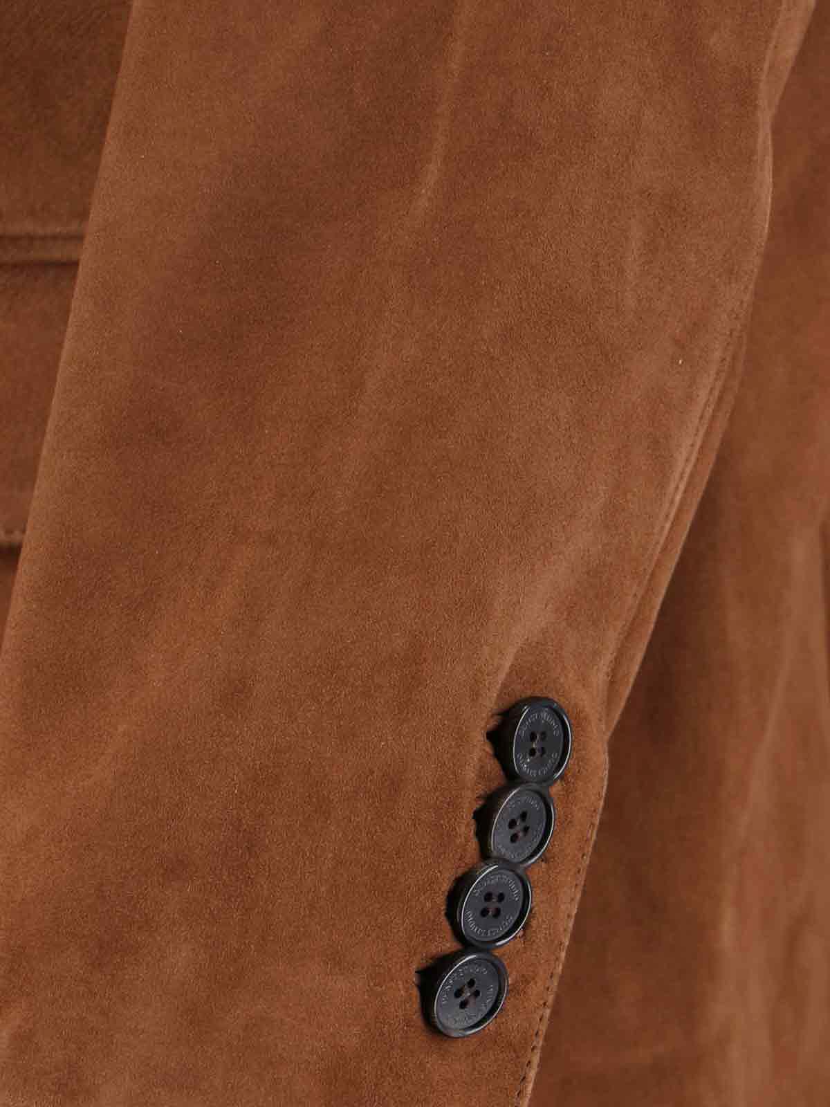 Dunst Suede Jacket In Brown