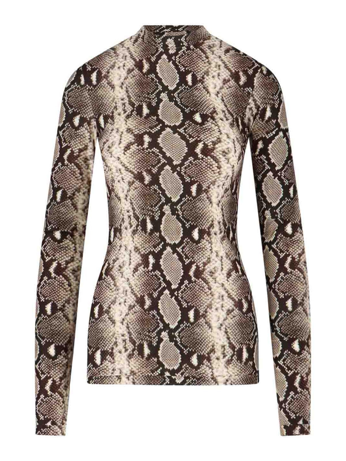 Duran Lantik Python Print Top In Brown