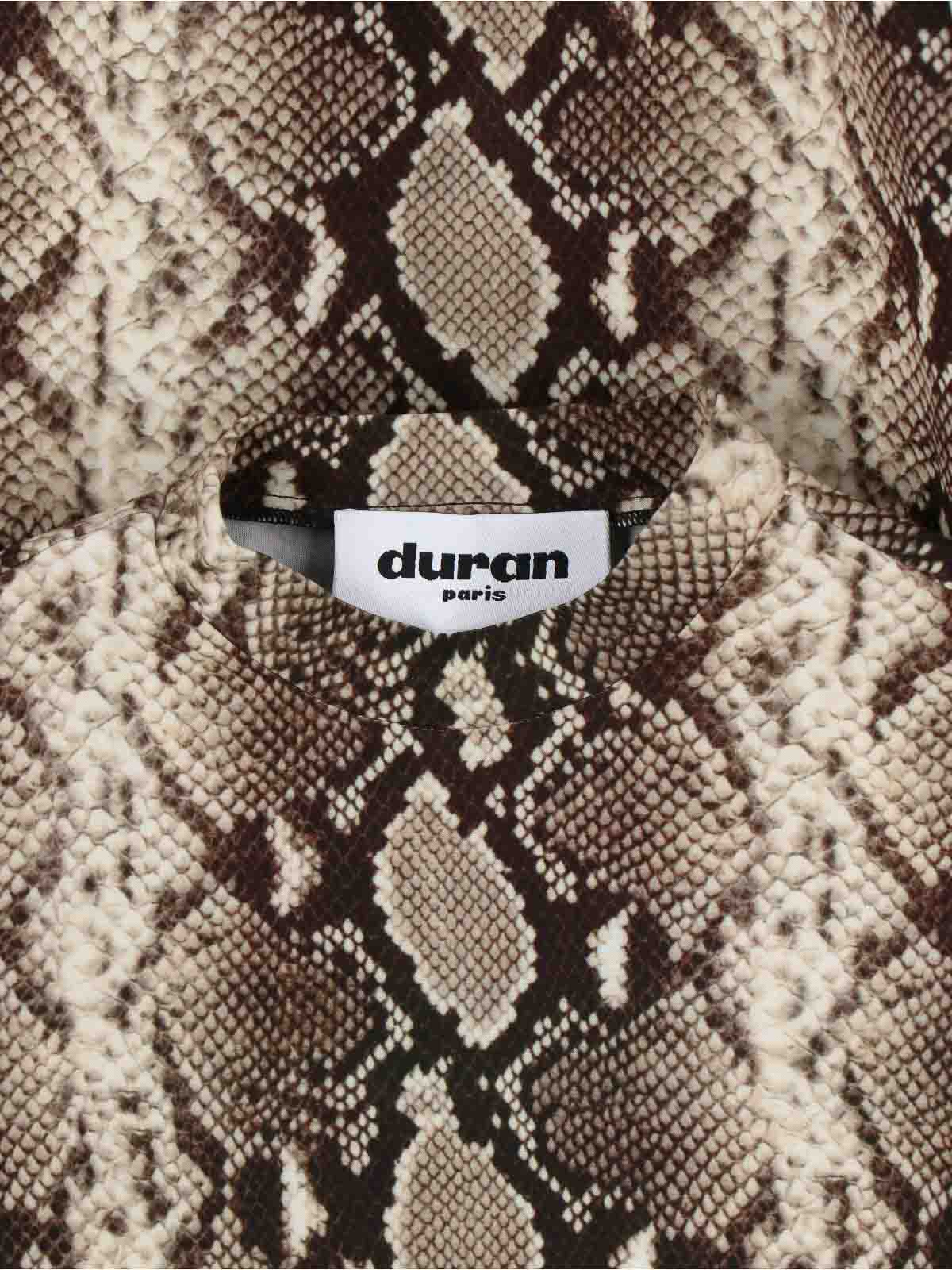 Duran Lantik Python Print Top In Brown