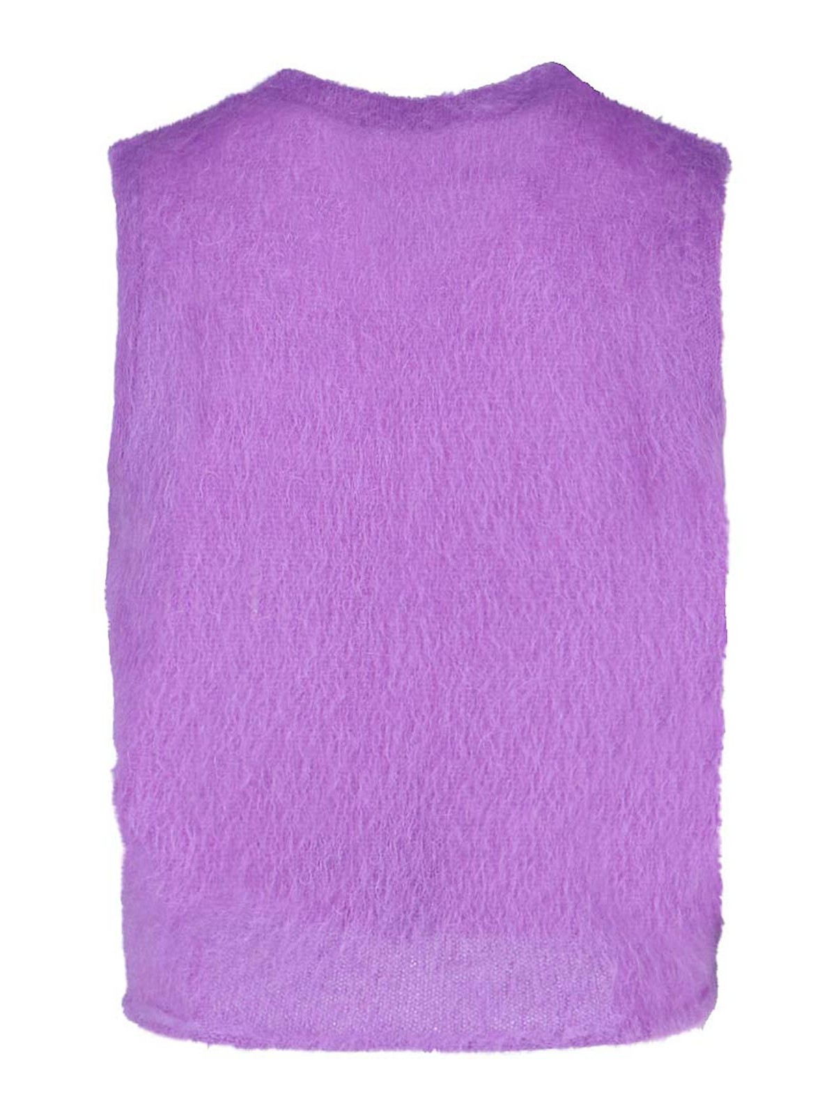 Erl Diamond Waistcoat In Purple