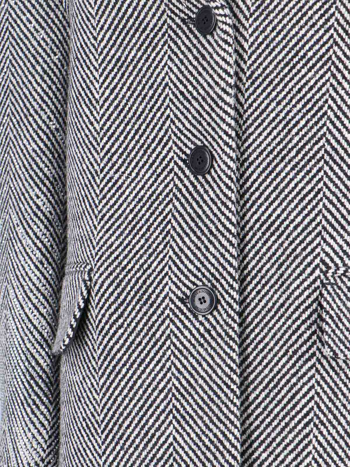 Ermanno Scervino Maxi Coat In Black