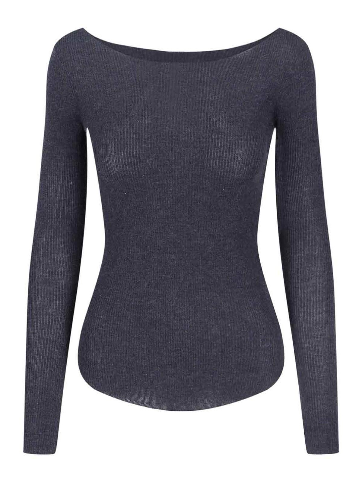 Isabel Marant Cashmere And Silk Blend Sweater In Gray