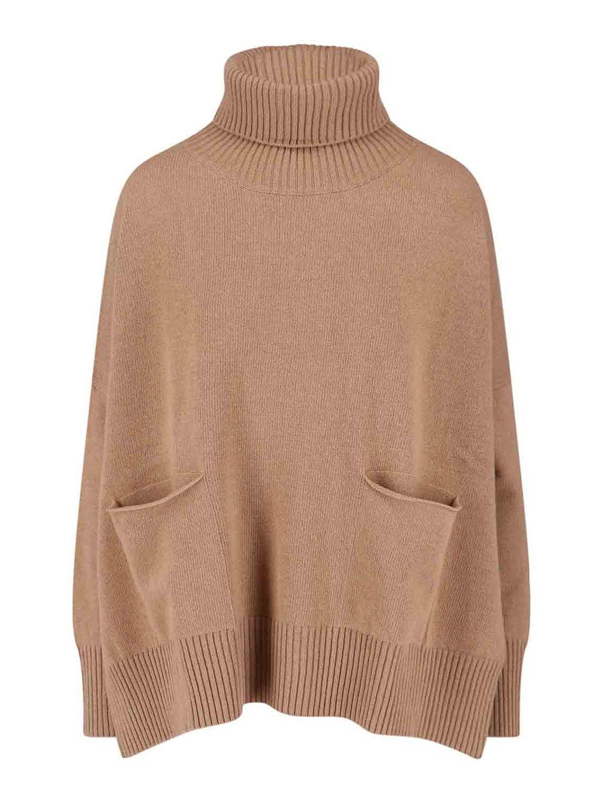 Ma'ry'ya Virgin Wool And Cashmere Sweater In Brown