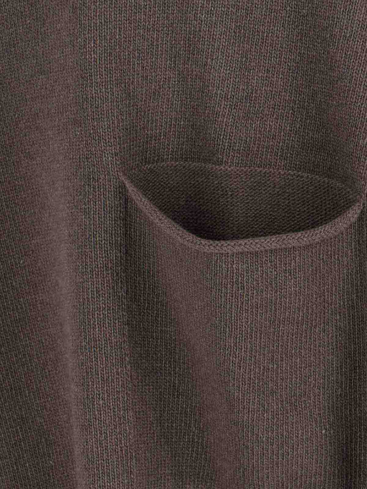 Ma'ry'ya Relaxed Fit Knit Sweater In Soft Beige In Sand