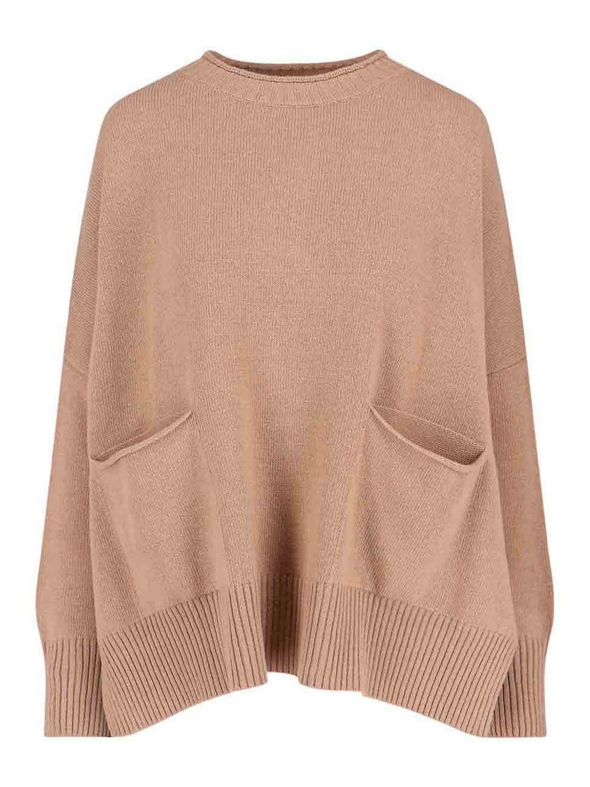 Ma'ry'ya Virgin Wool And Cashmere Sweater In Sand