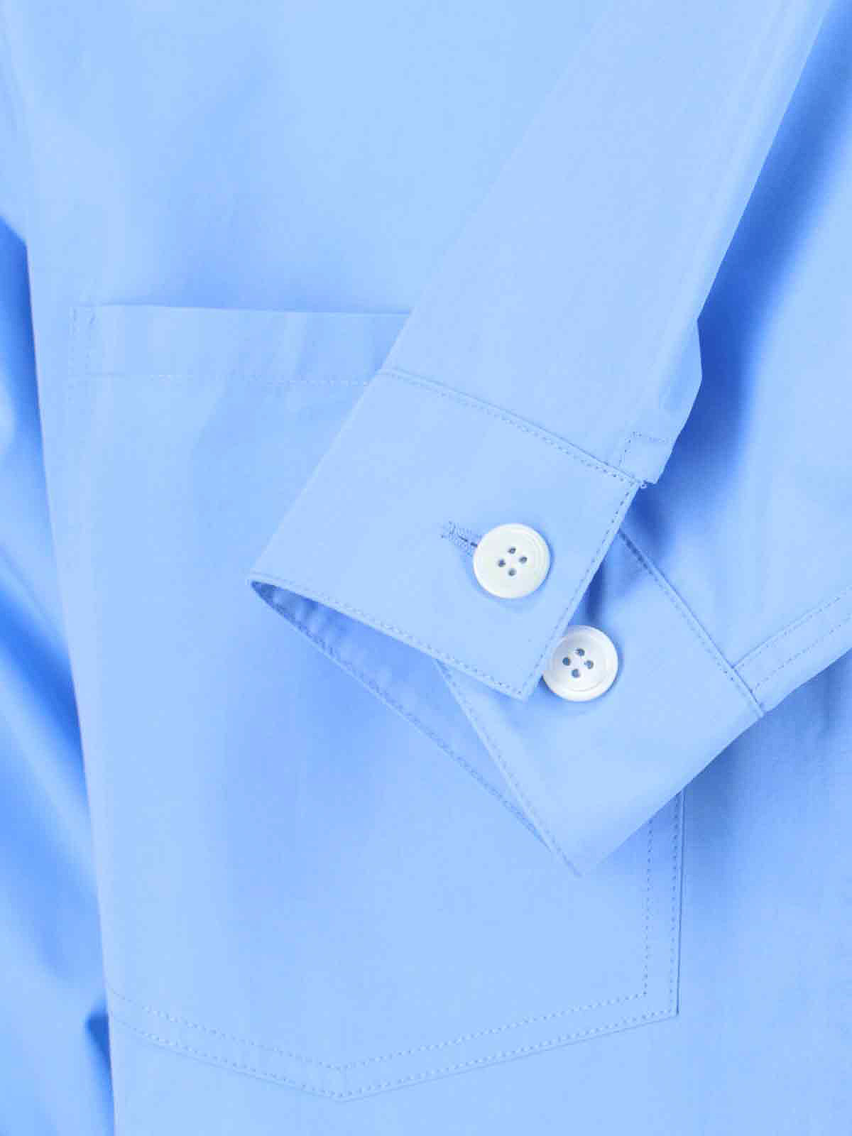 Marni Logo Shirt In Blue