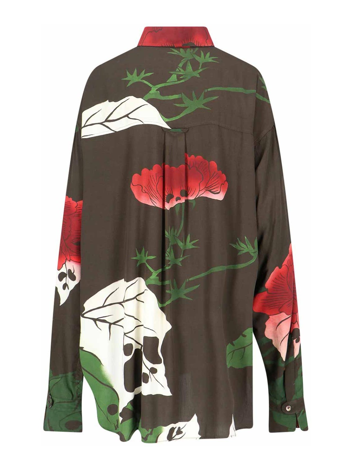 Our Legacy Floral Print Long Sleeve Casual Top In Multi