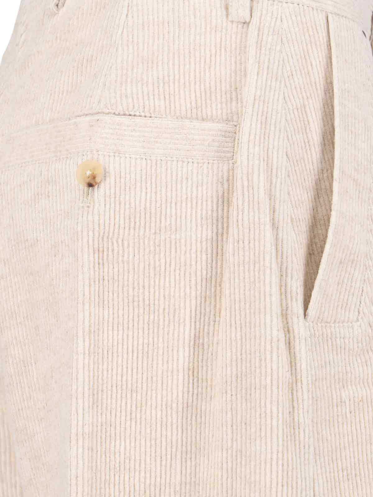 Rick Owens Trousers Wide-leg Button Detail In Multi