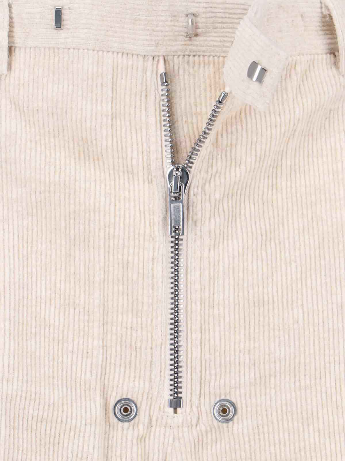 Rick Owens Trousers Wide-leg Button Detail In Multi