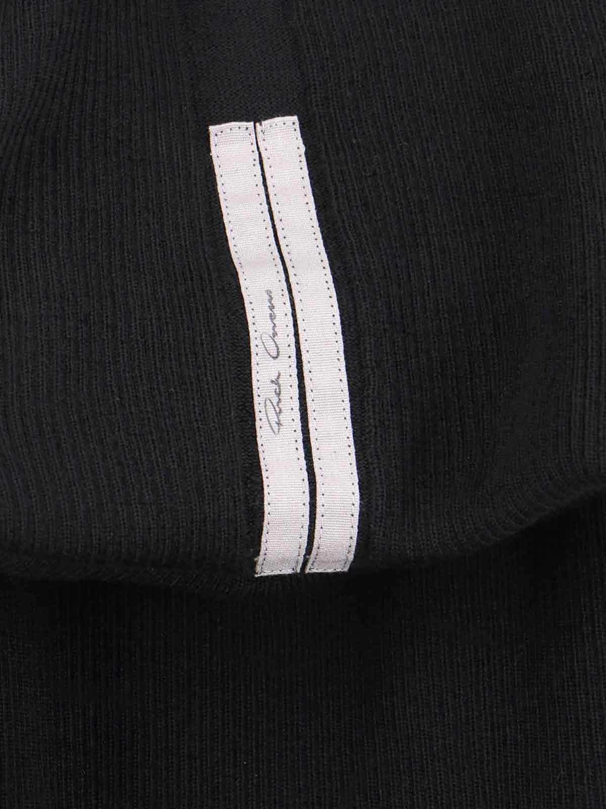 Rick Owens Knitted Maxi Dress In Black