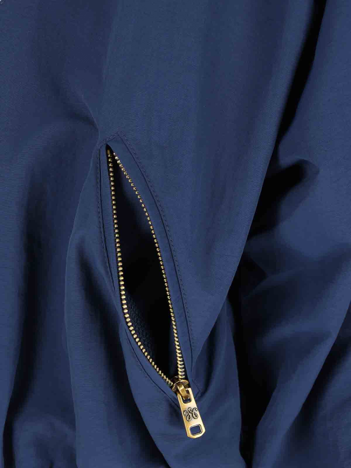 Willy Chavarria Bad Boy Logo-embroidered Printed Nylon Track Jacket In Blue