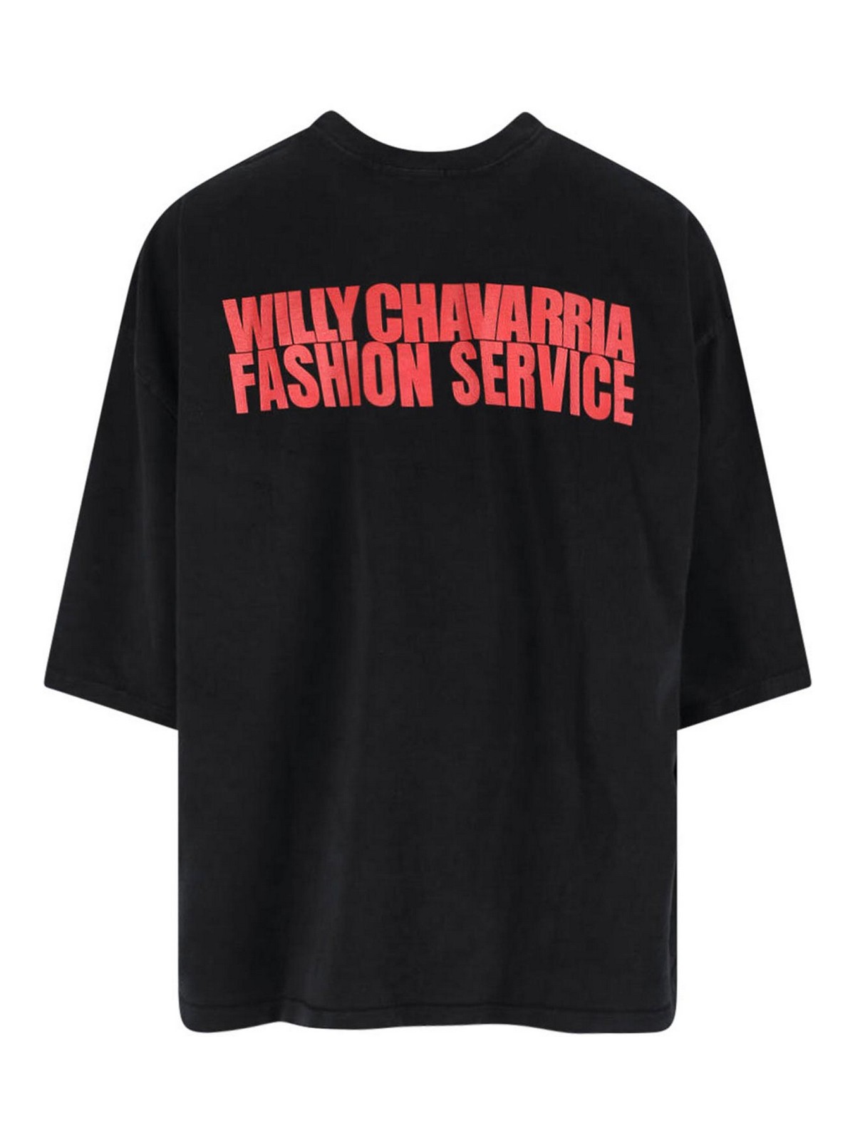 Willy Chavarria Casa De Chavarria Buffalo Tee In Black