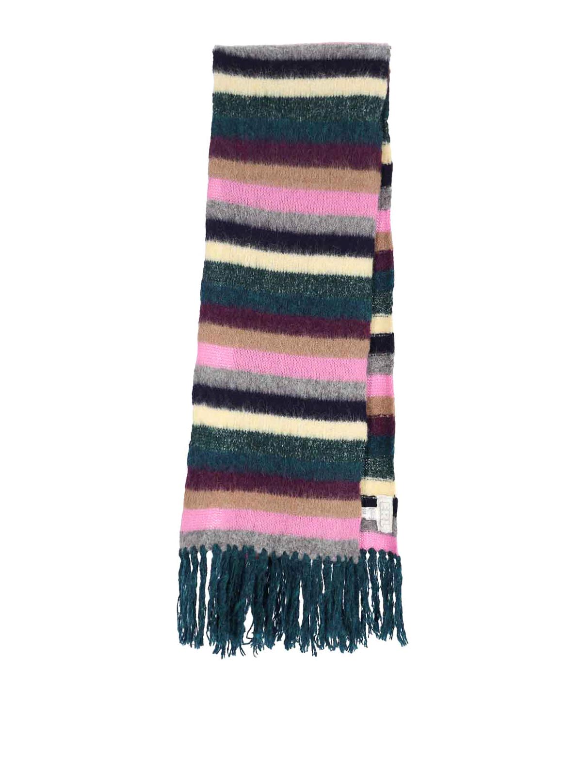 Erl Alpaca Blend Scarf In Multi