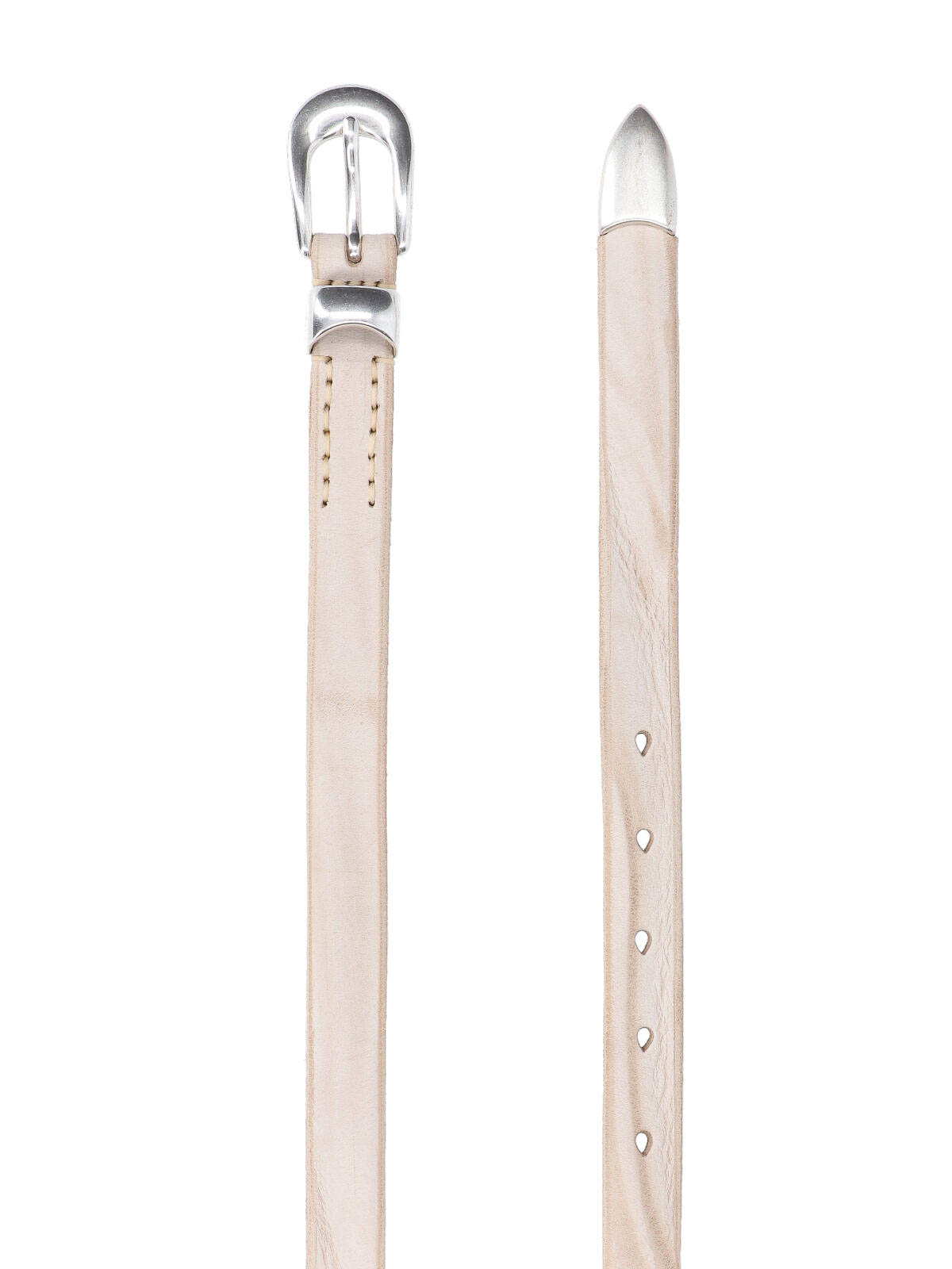 Our Legacy Suede Belt In Neutral