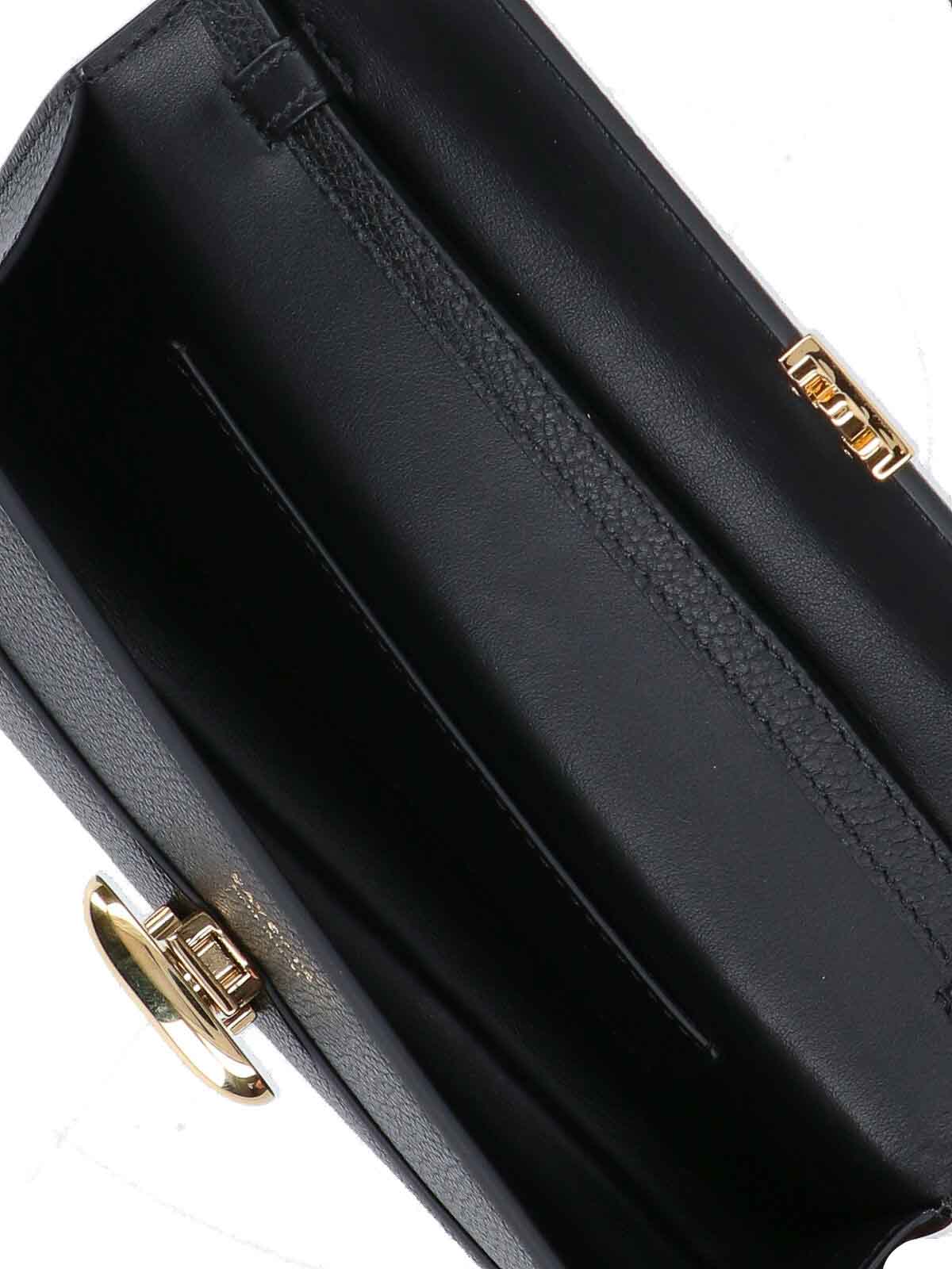 Savette Mini Shoulder Bag In Black