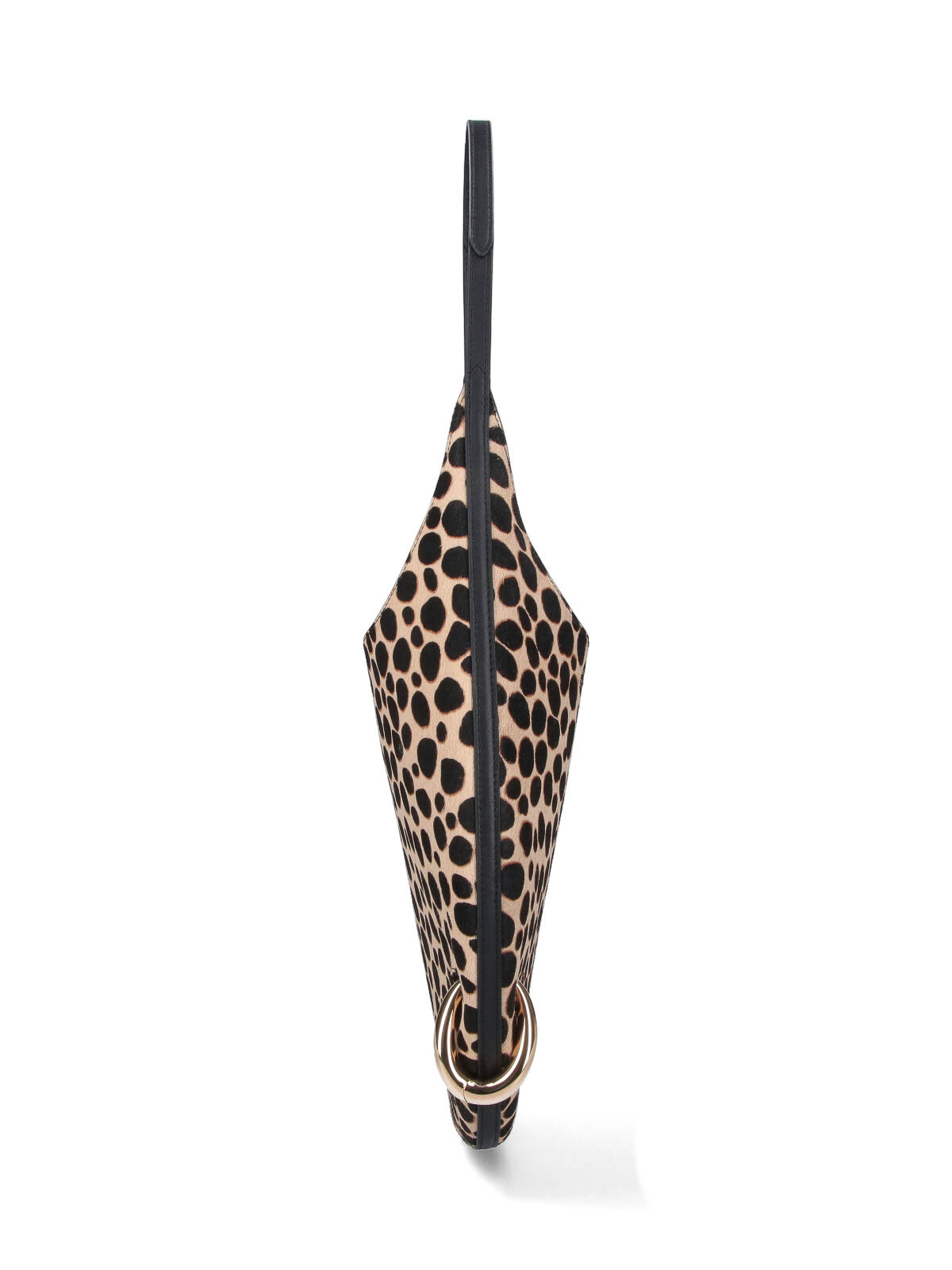 Tory Burch Circular Animal Print Shoulder Bag With Handle In Multi