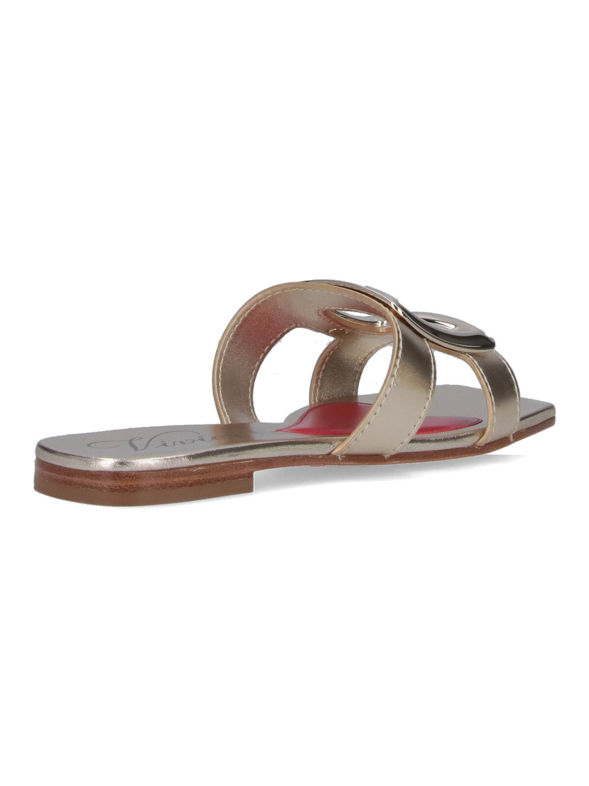 Roger Vivier Slide Sandals In Neutral