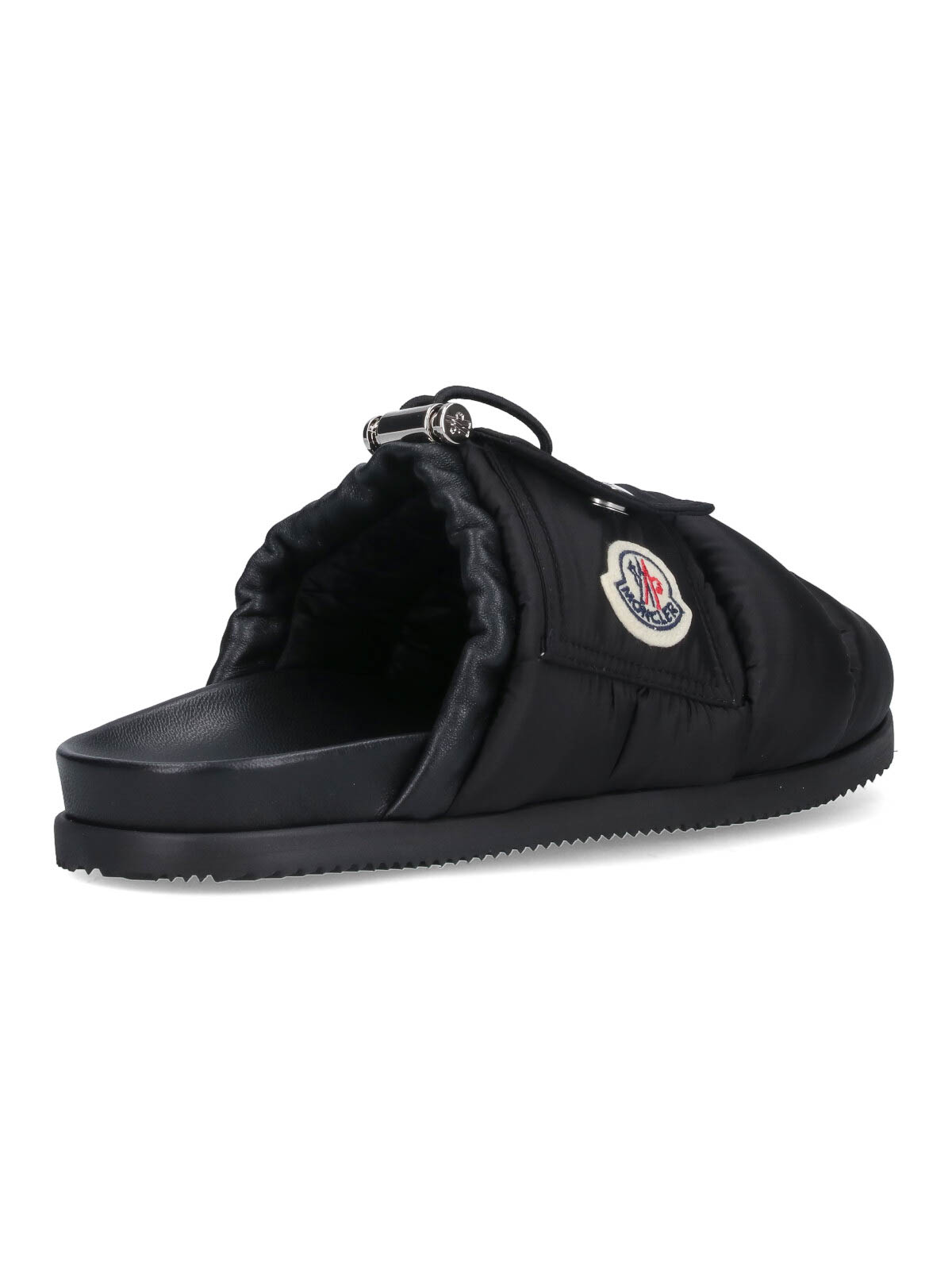 Moncler Mules Imbottite In Black