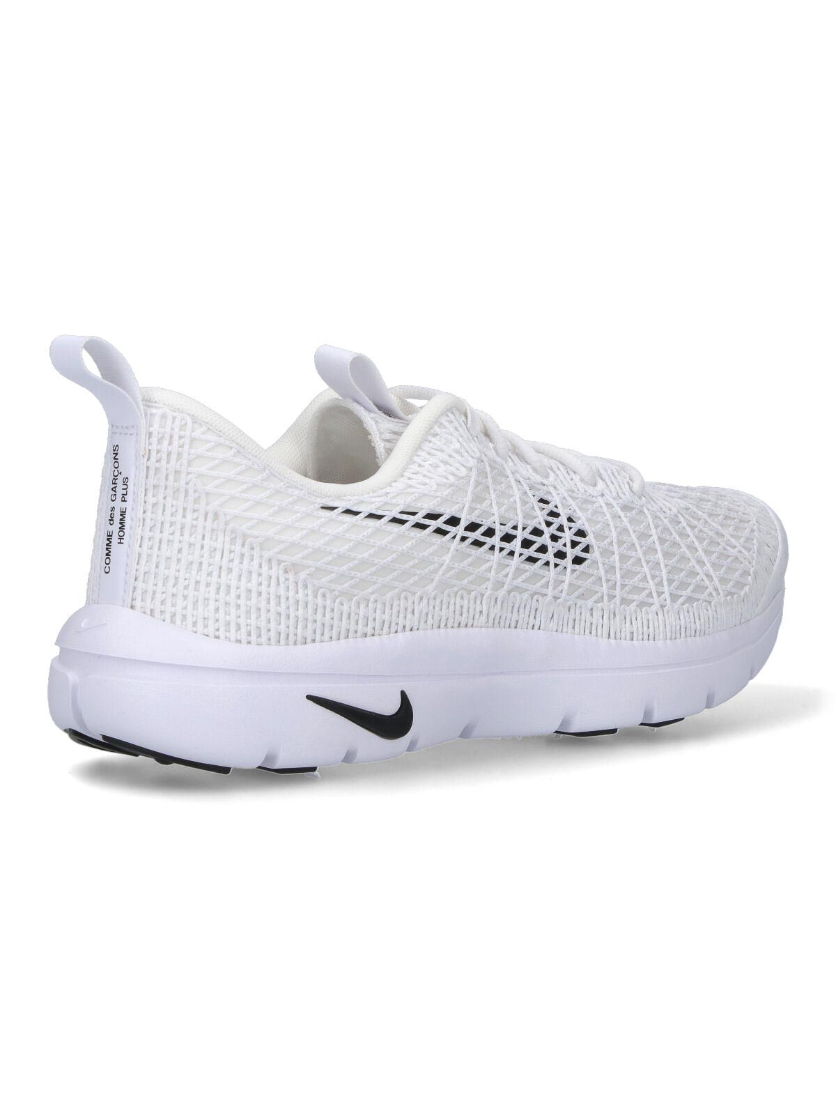 Comme Des Garcons Hommes Plus X Nike Sneakers In White