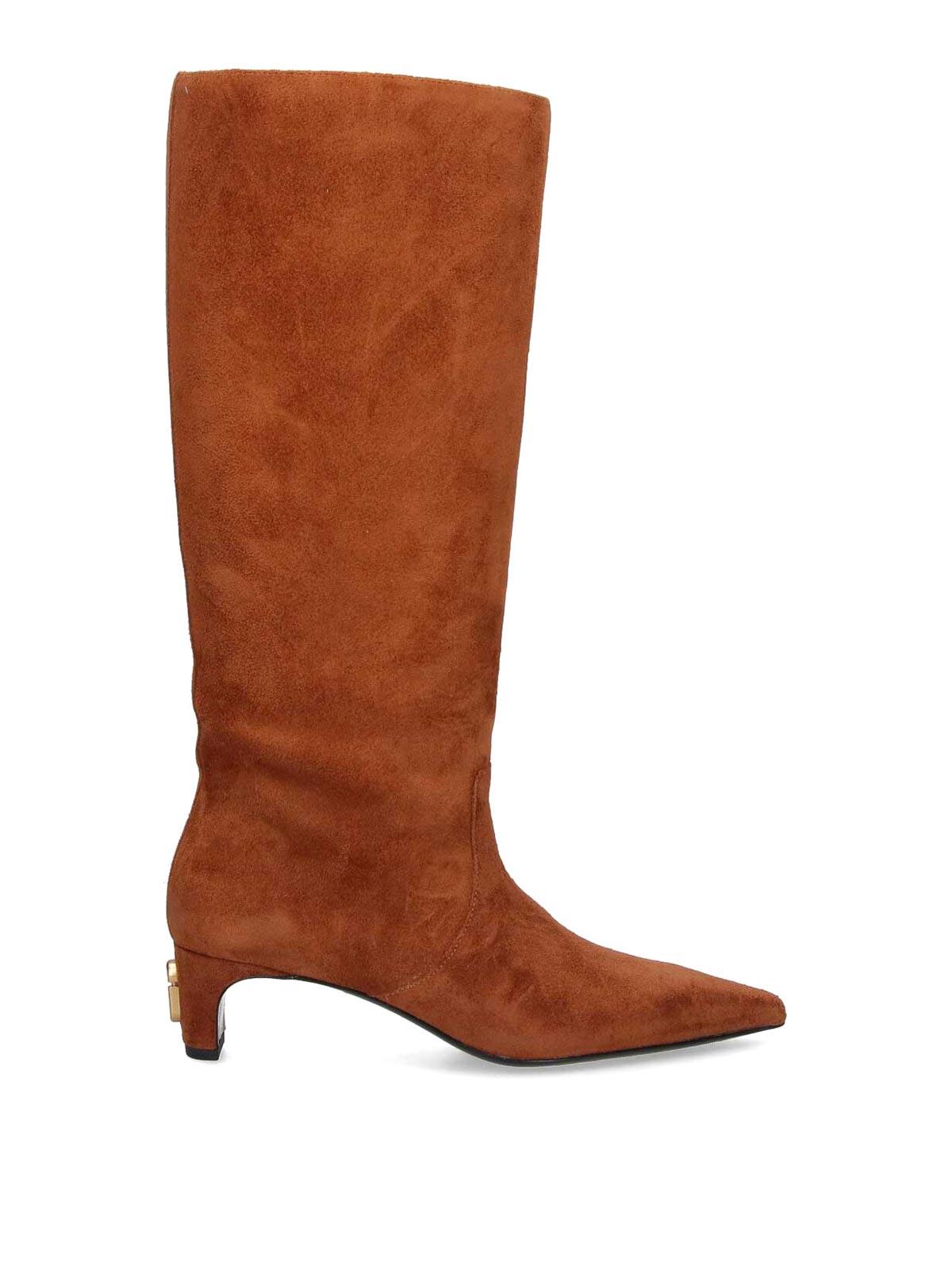 Marc Jacobs Suede Boots With Pointed Toes In Brown