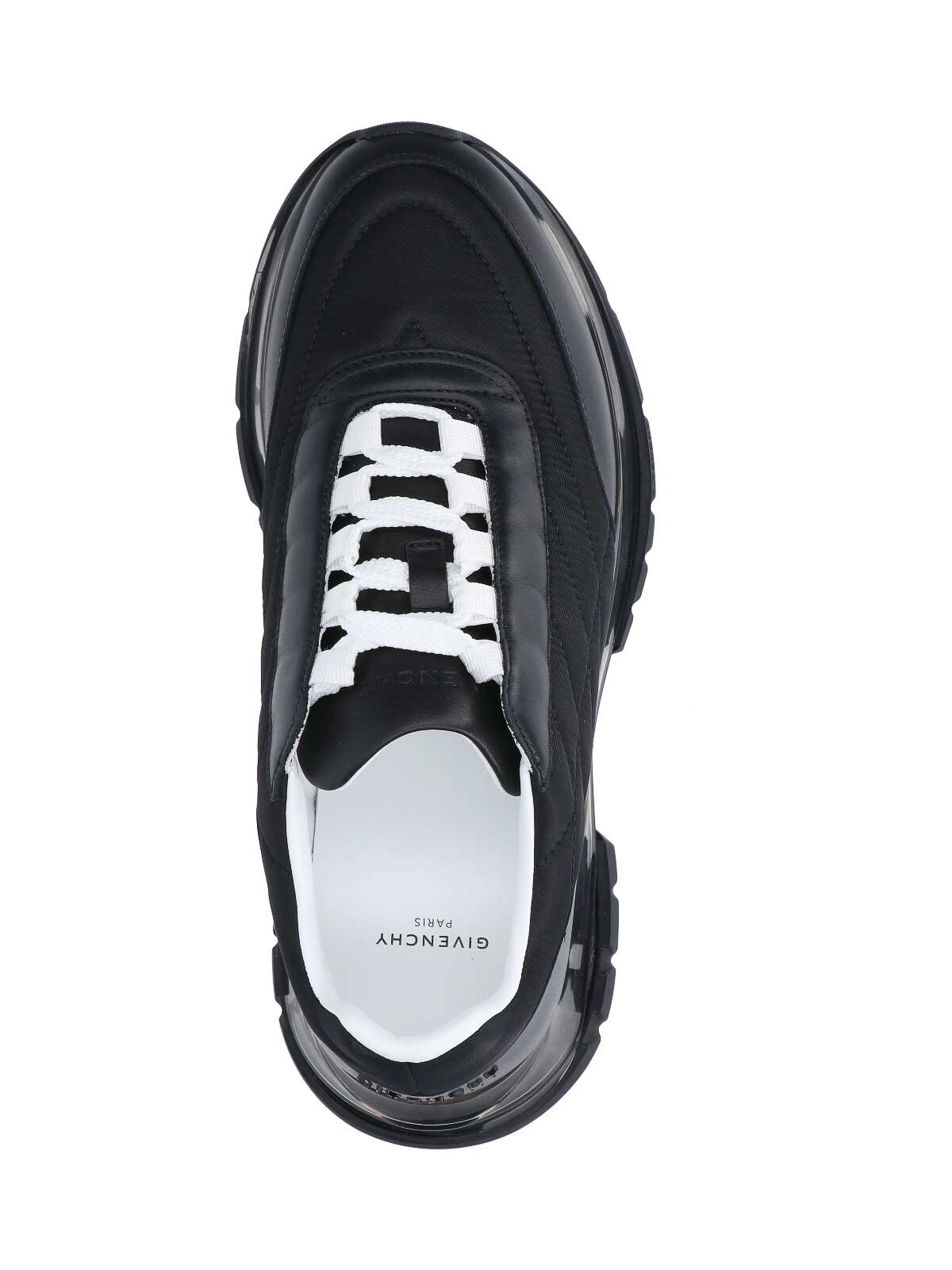 Givenchy Trainers Sneakers In Padded Nylon And Leather In Black
