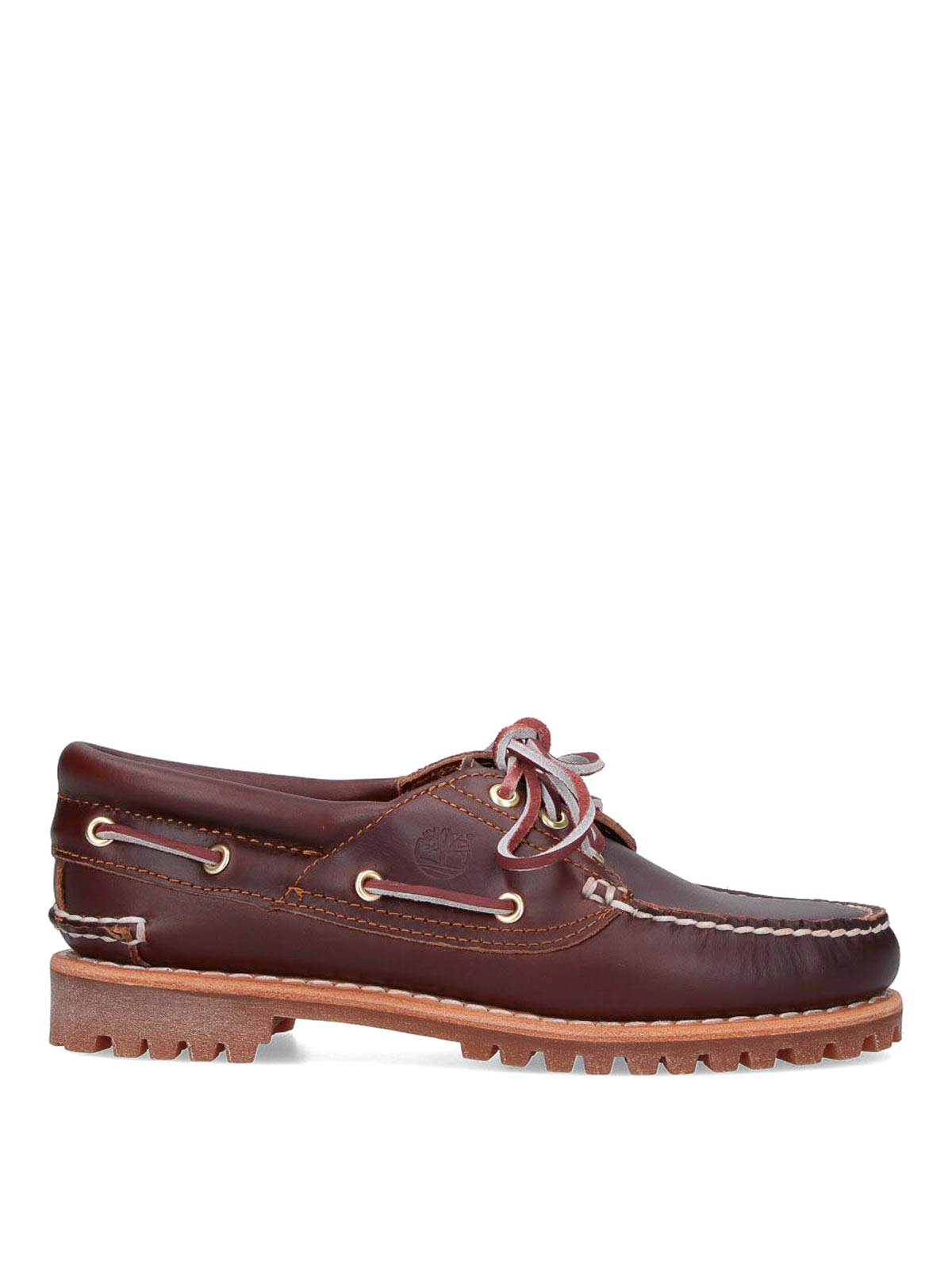 Timberland Moccasins In Burgundy