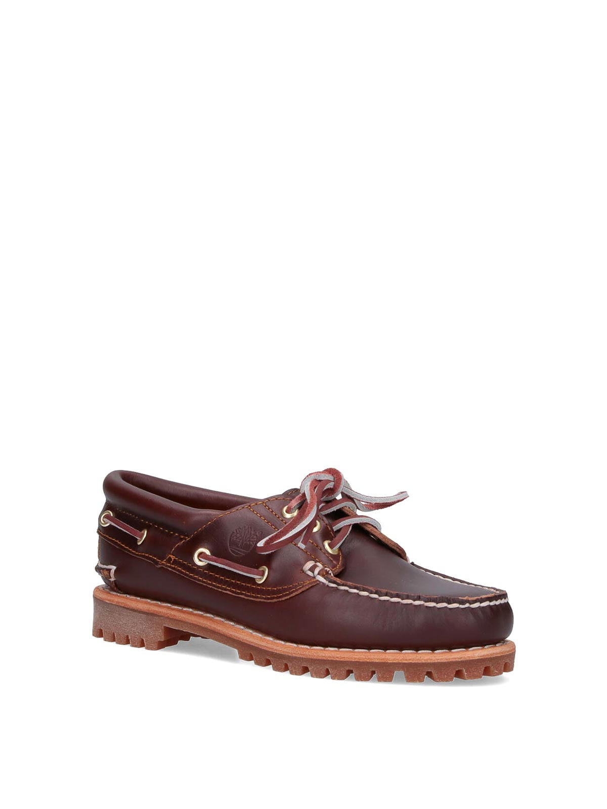 Timberland Moccasins In Burgundy
