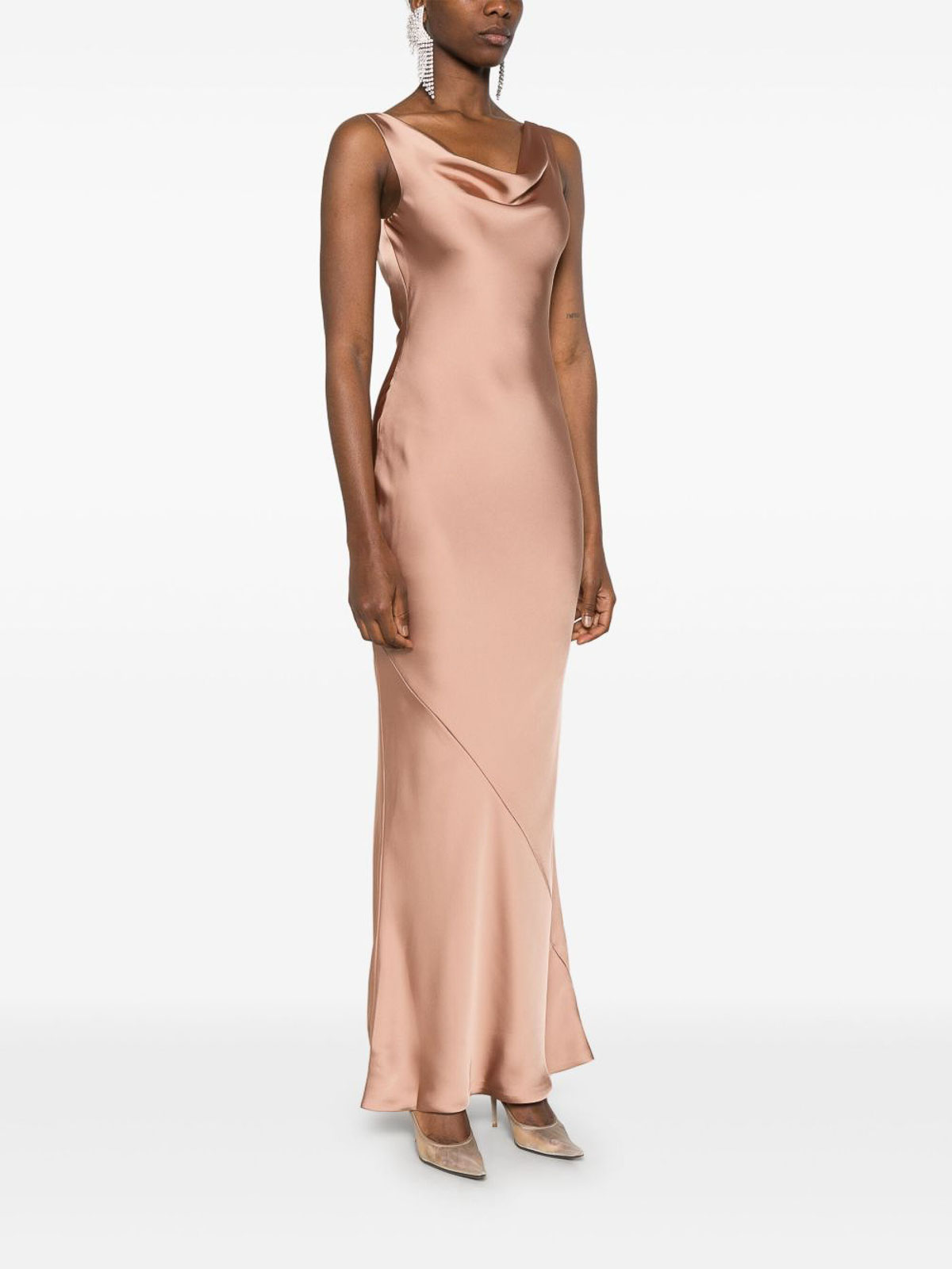 Norma Kamali Maria Gown In Sand