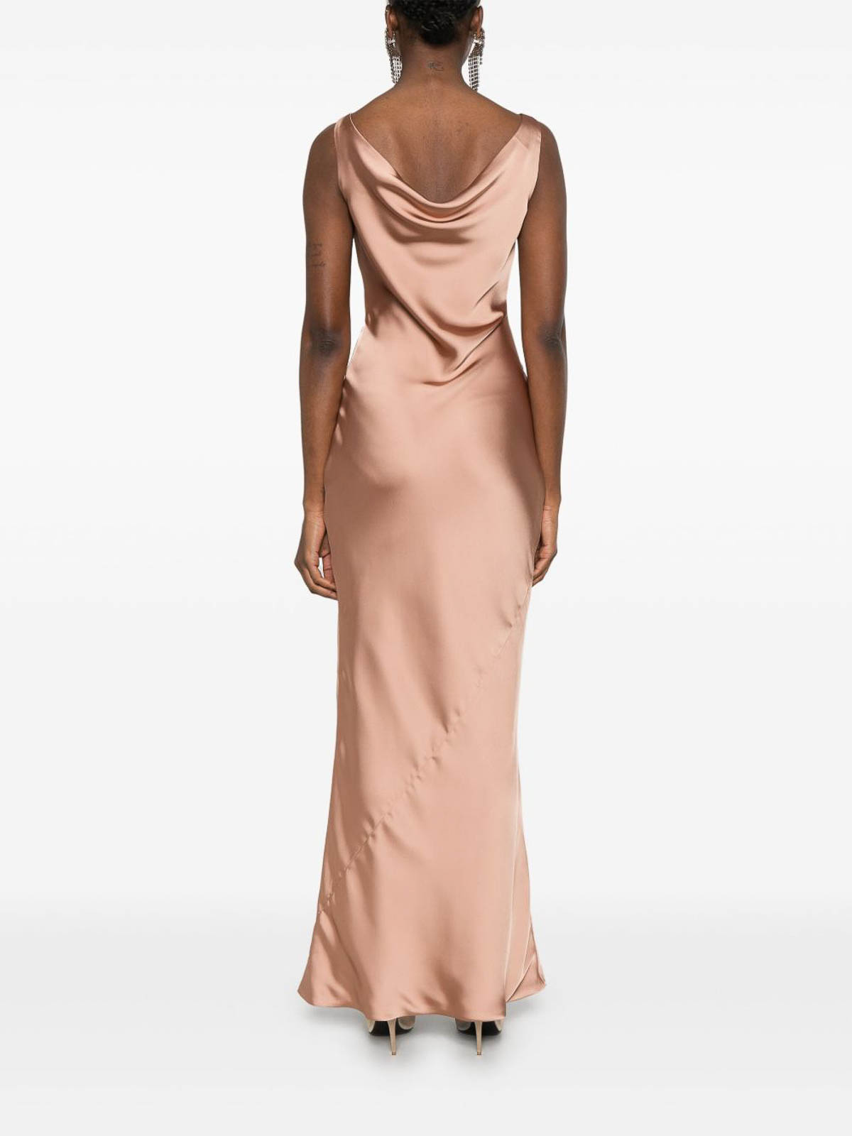 Norma Kamali Maria Gown In Sand