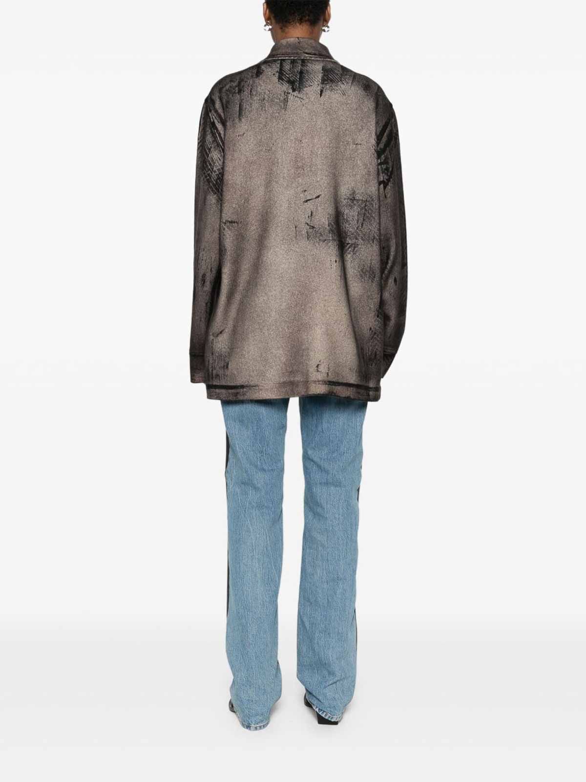 Avant Toi Wool And Cashmere Blend Shirt In Brown