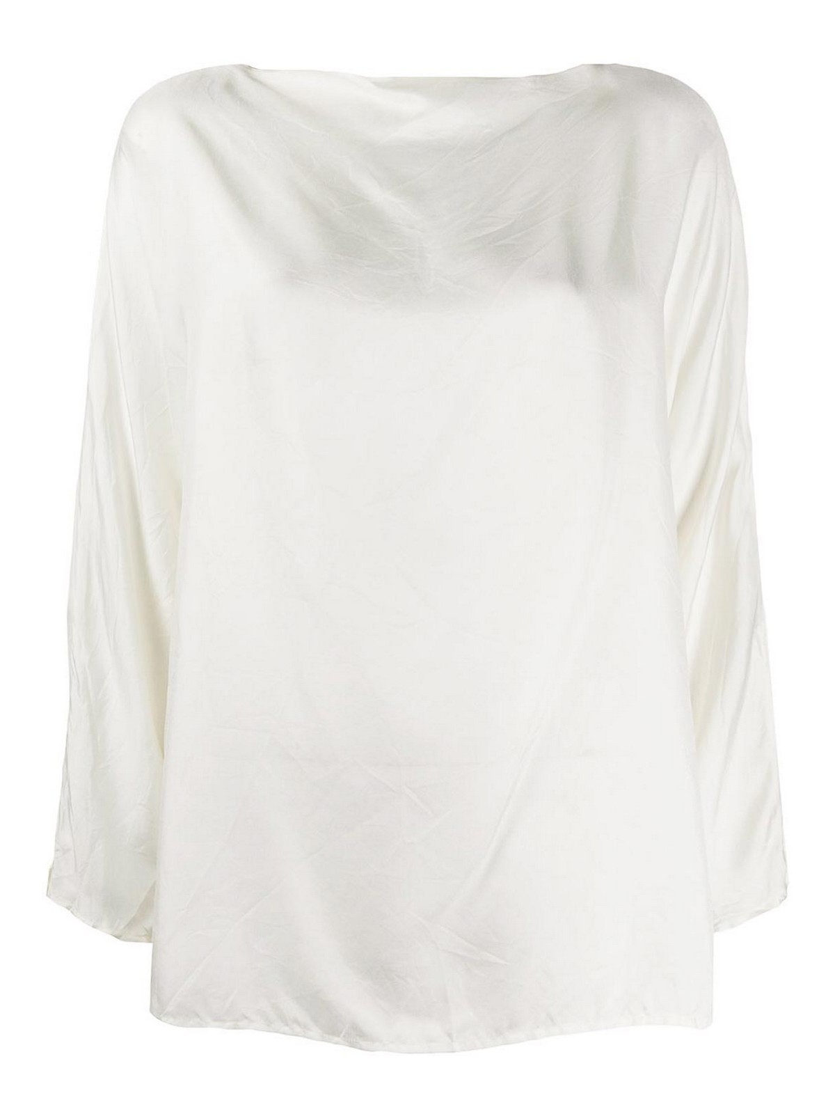 Daniela Gregis Silk Blouse In White