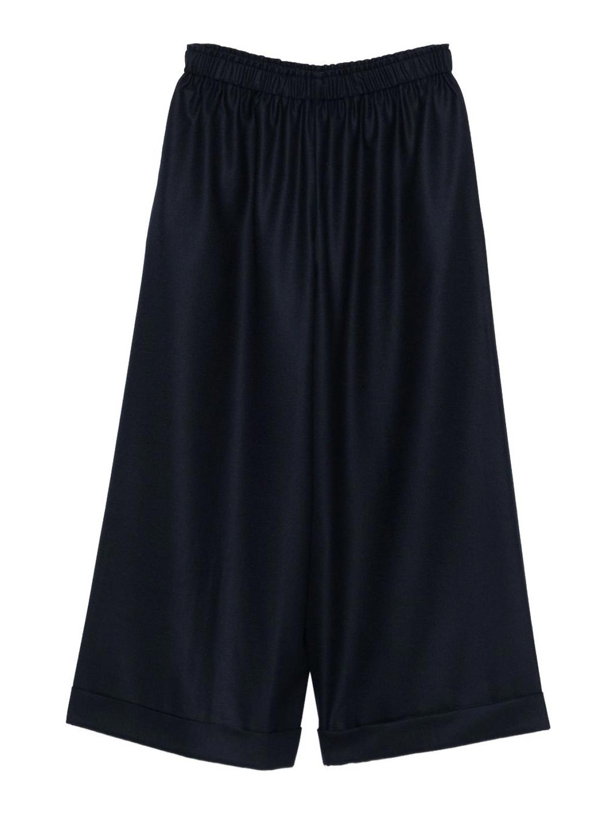 Daniela Gregis Wool Pajama Trousers In Blue