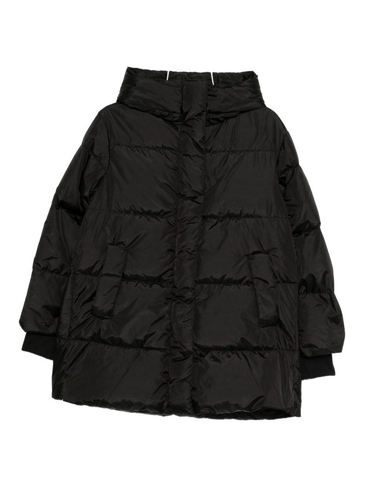 Lempelius Anu Midi Down Jacket In Black