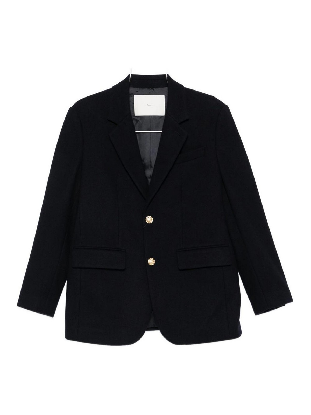 Dunst Wool Single-breasted Jacket In Blue