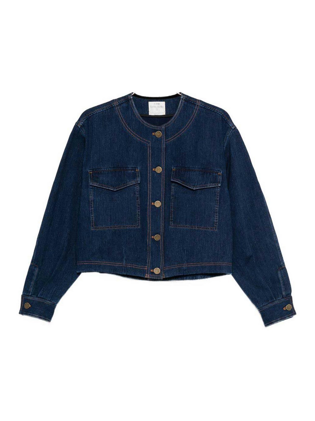 Forte Forte Denim Cotton Overshirt In Blue