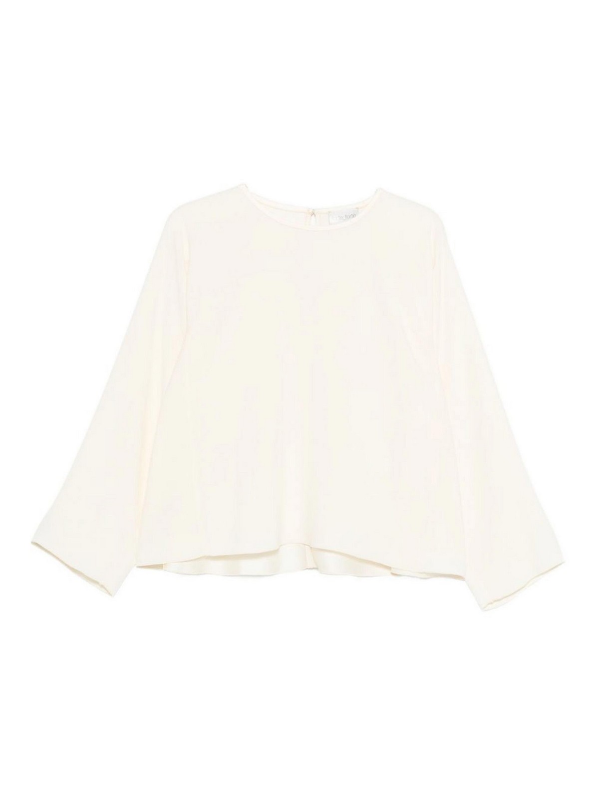 Forte Forte Satin Blouse In White