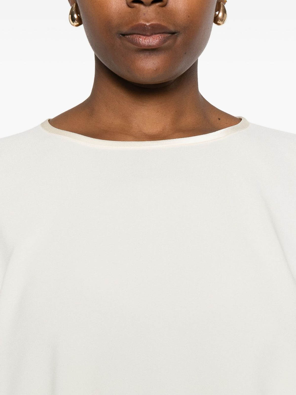 Forte Forte Satin Blouse In White