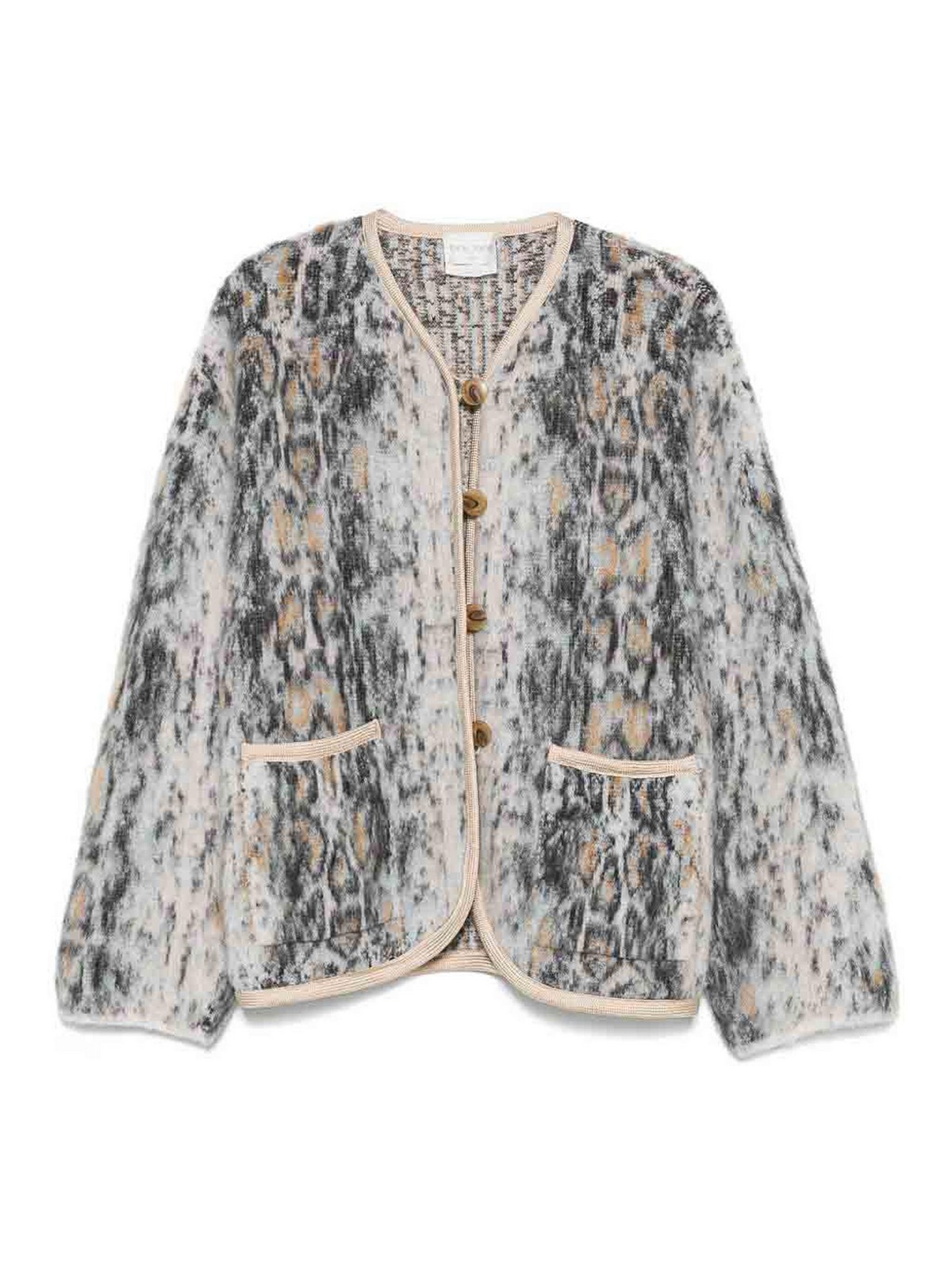 Forte Forte Wool Blend Jacket In Blue