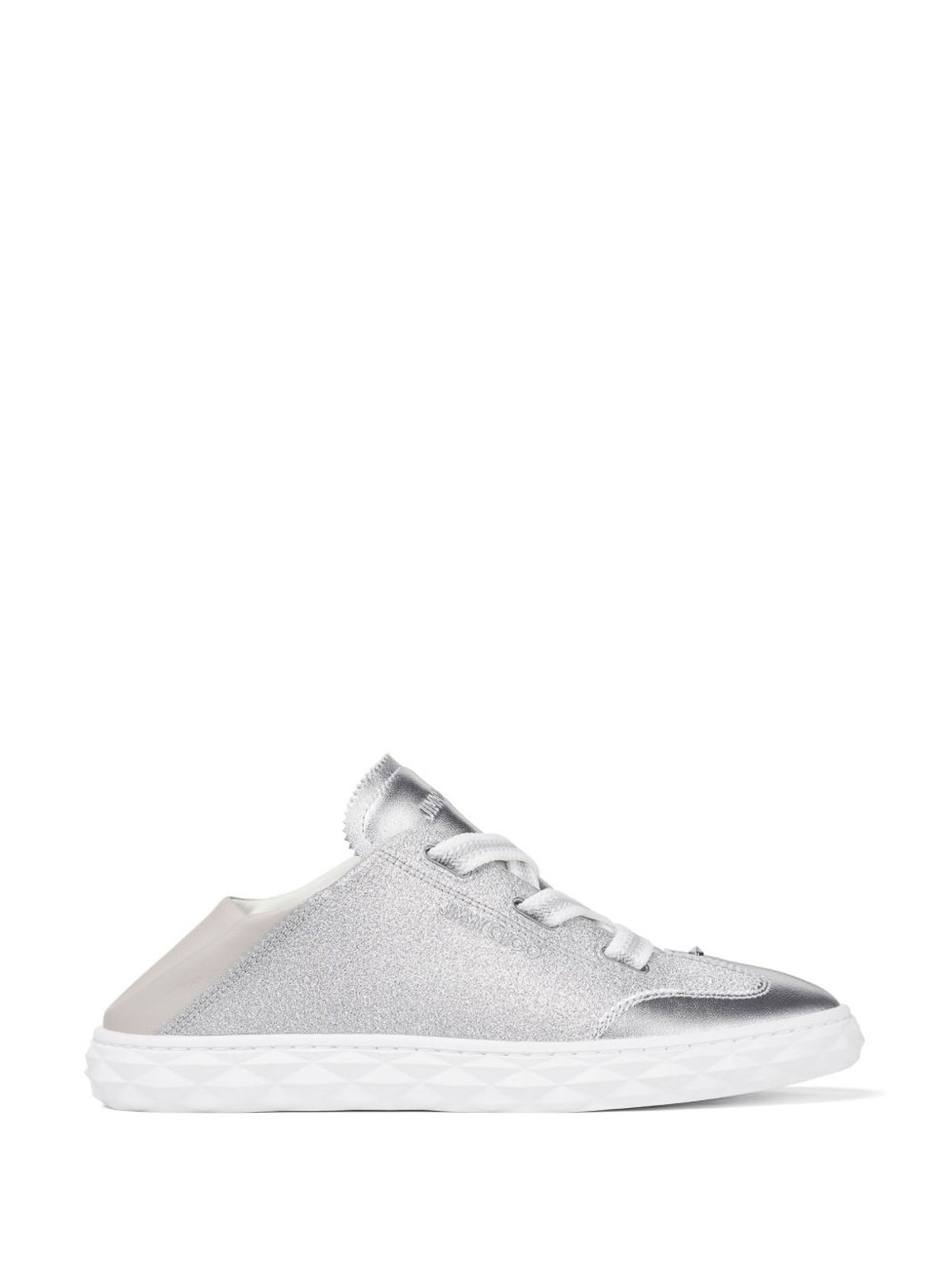 Jimmy Choo Diamond Light Flex Sneakers In White