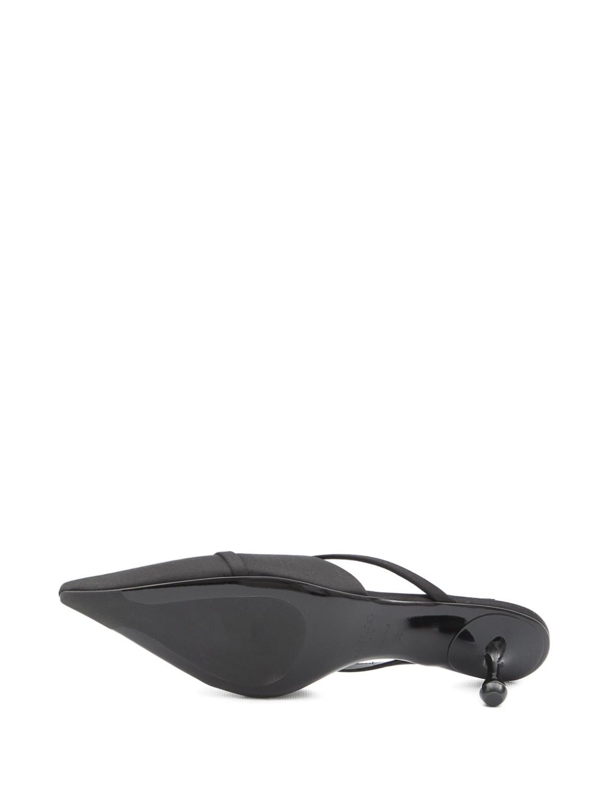 Jimmy Choo Sana Leather Mules In Black