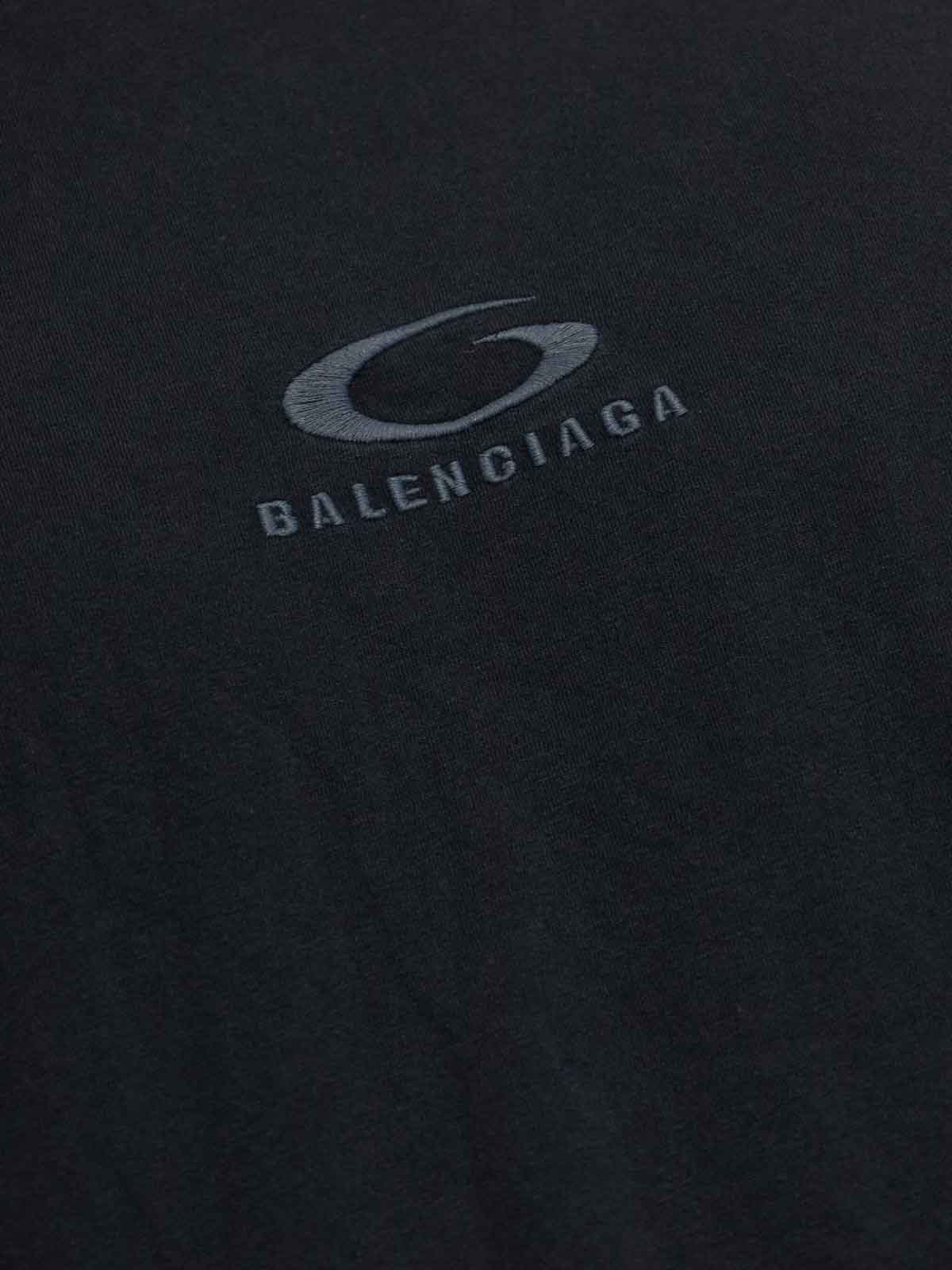 Balenciaga Loop Sports Icon T-shirt In Black