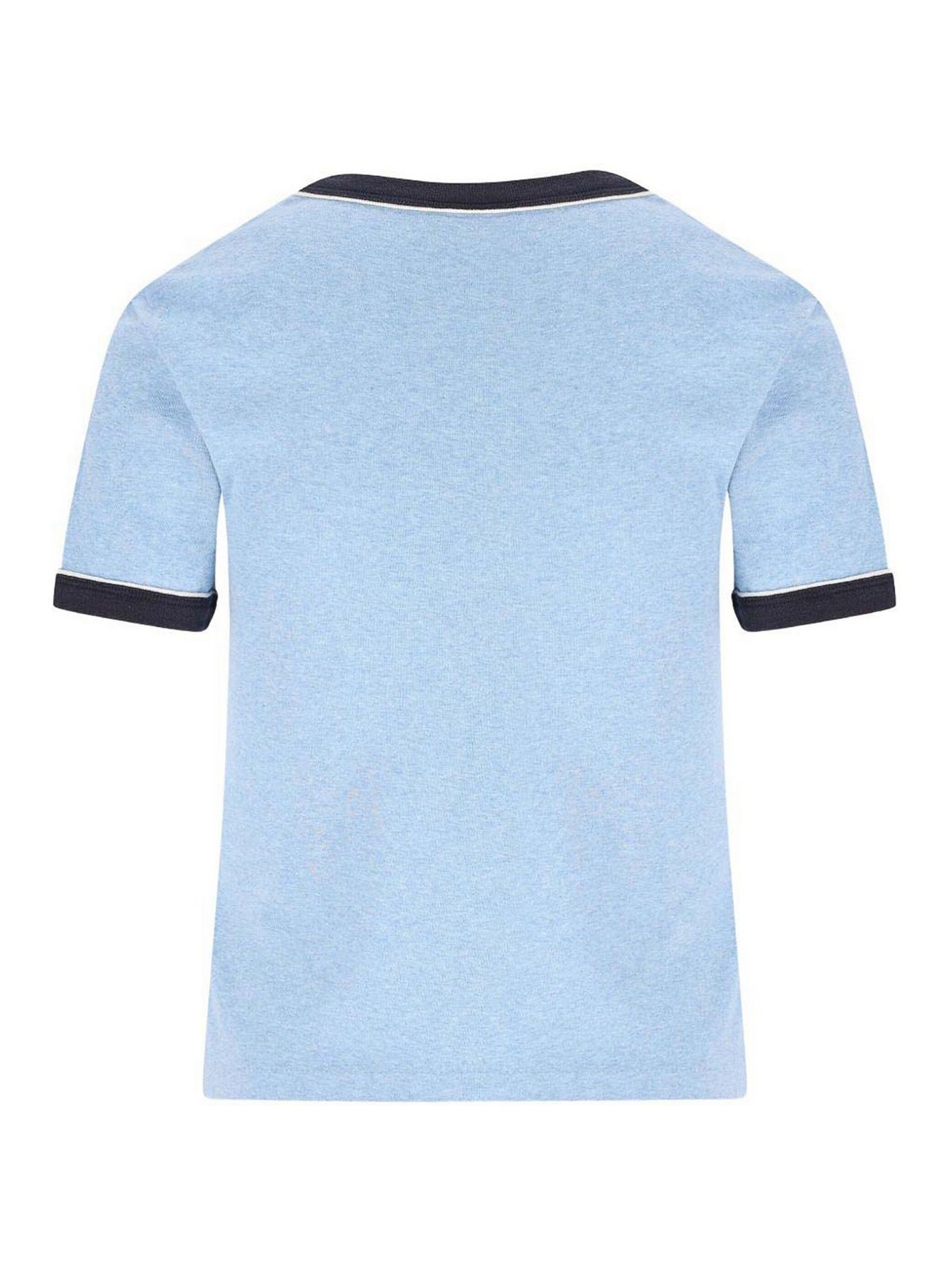 Chloé Logo T-shirt In Blue