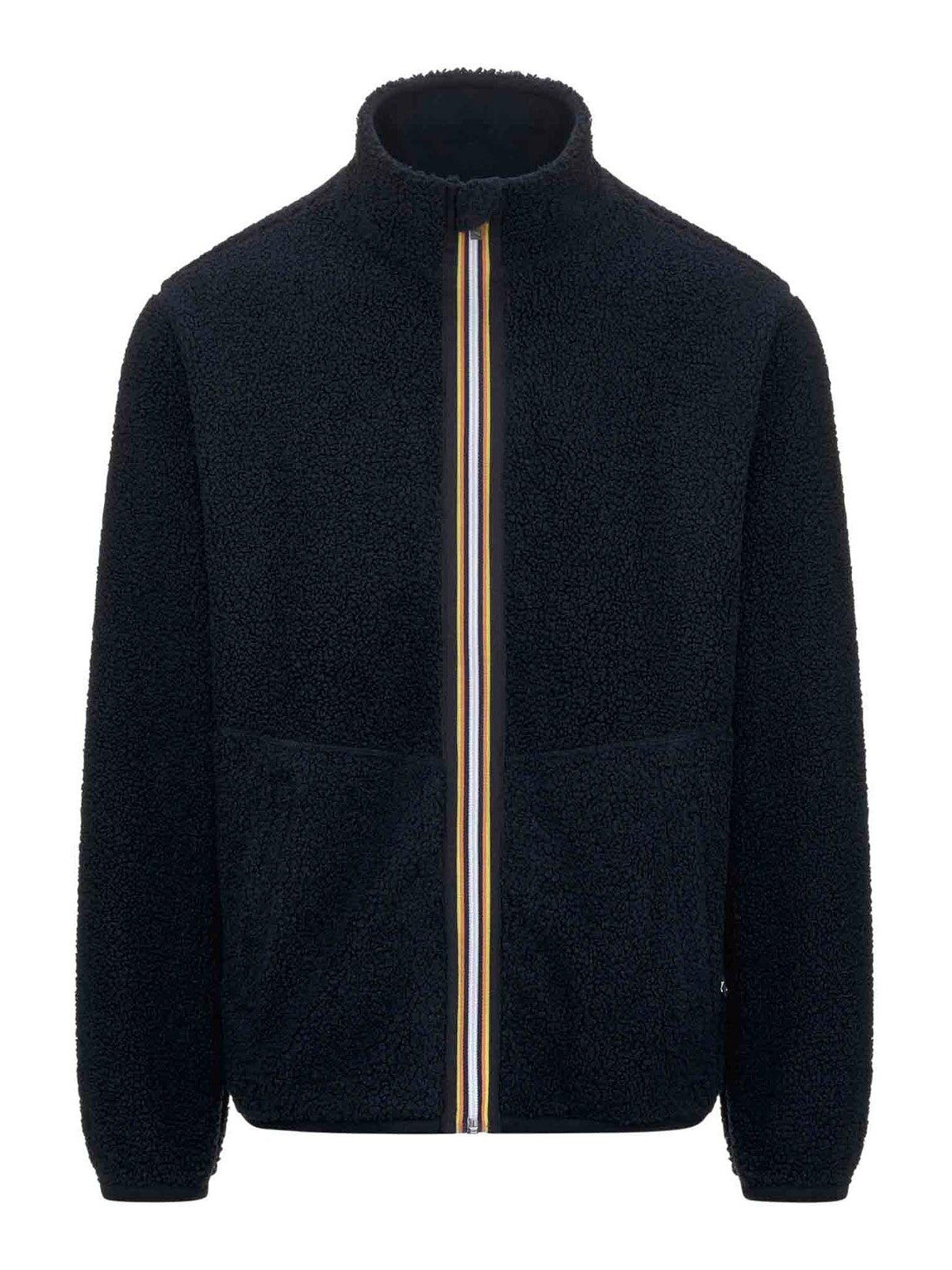 K-way Pascal Sherpa Polar Double Blue Depth Jacket In Blue