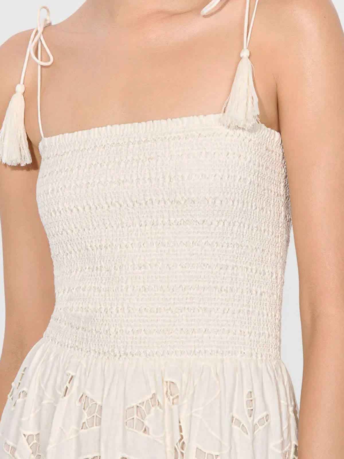 Alice And Olivia Long Dress In White
