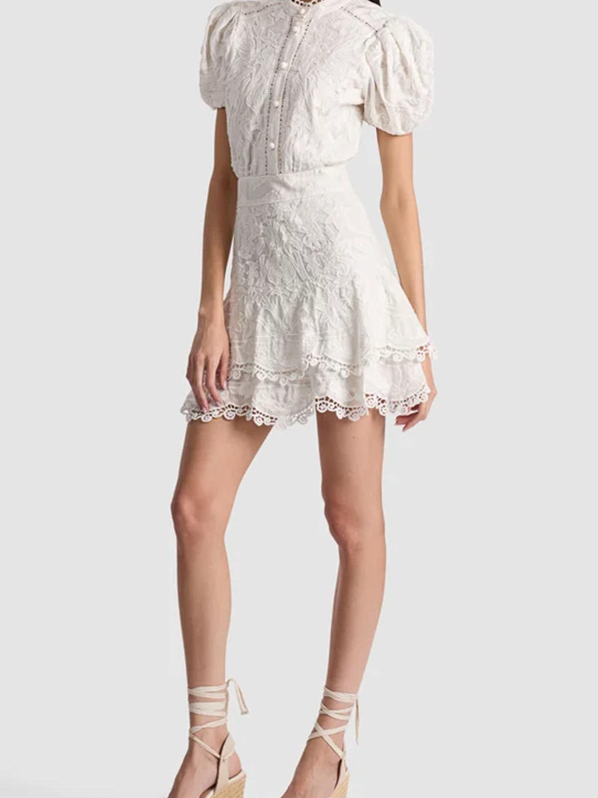 Alice And Olivia Short Dress In Sand