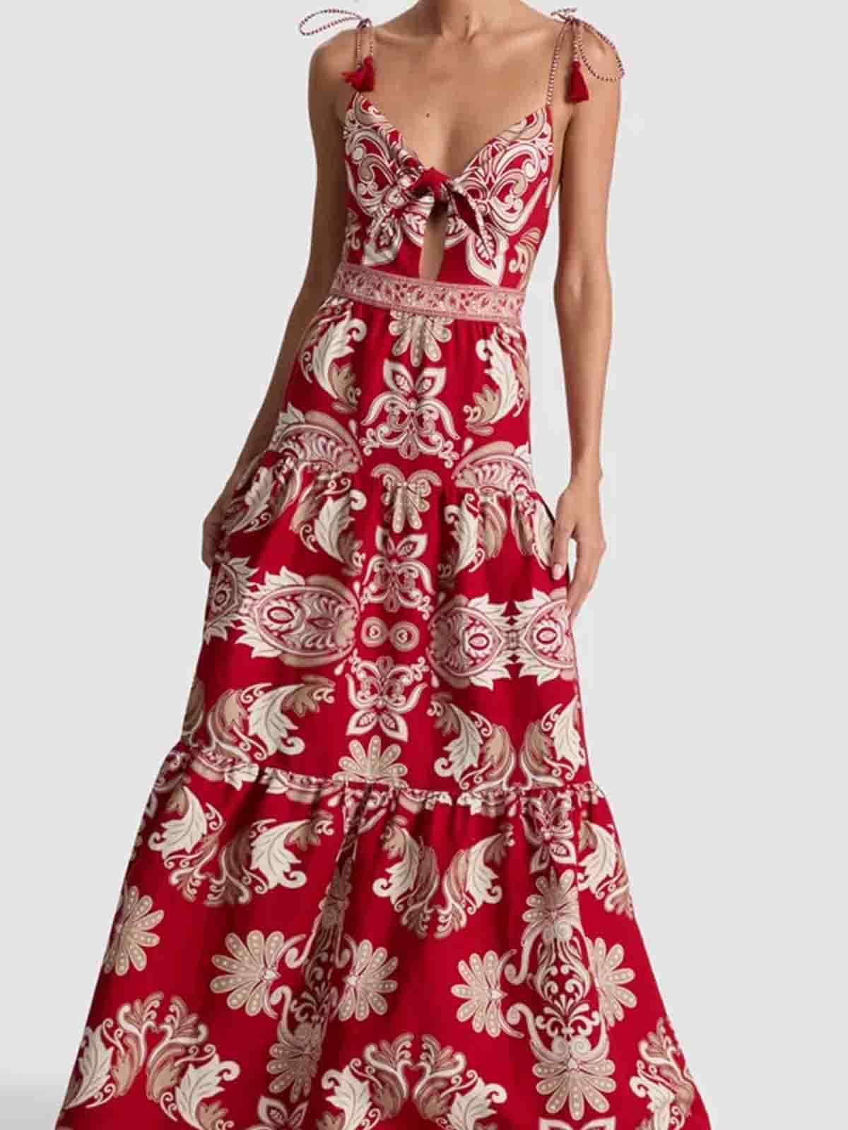 Alice And Olivia Dress In Red