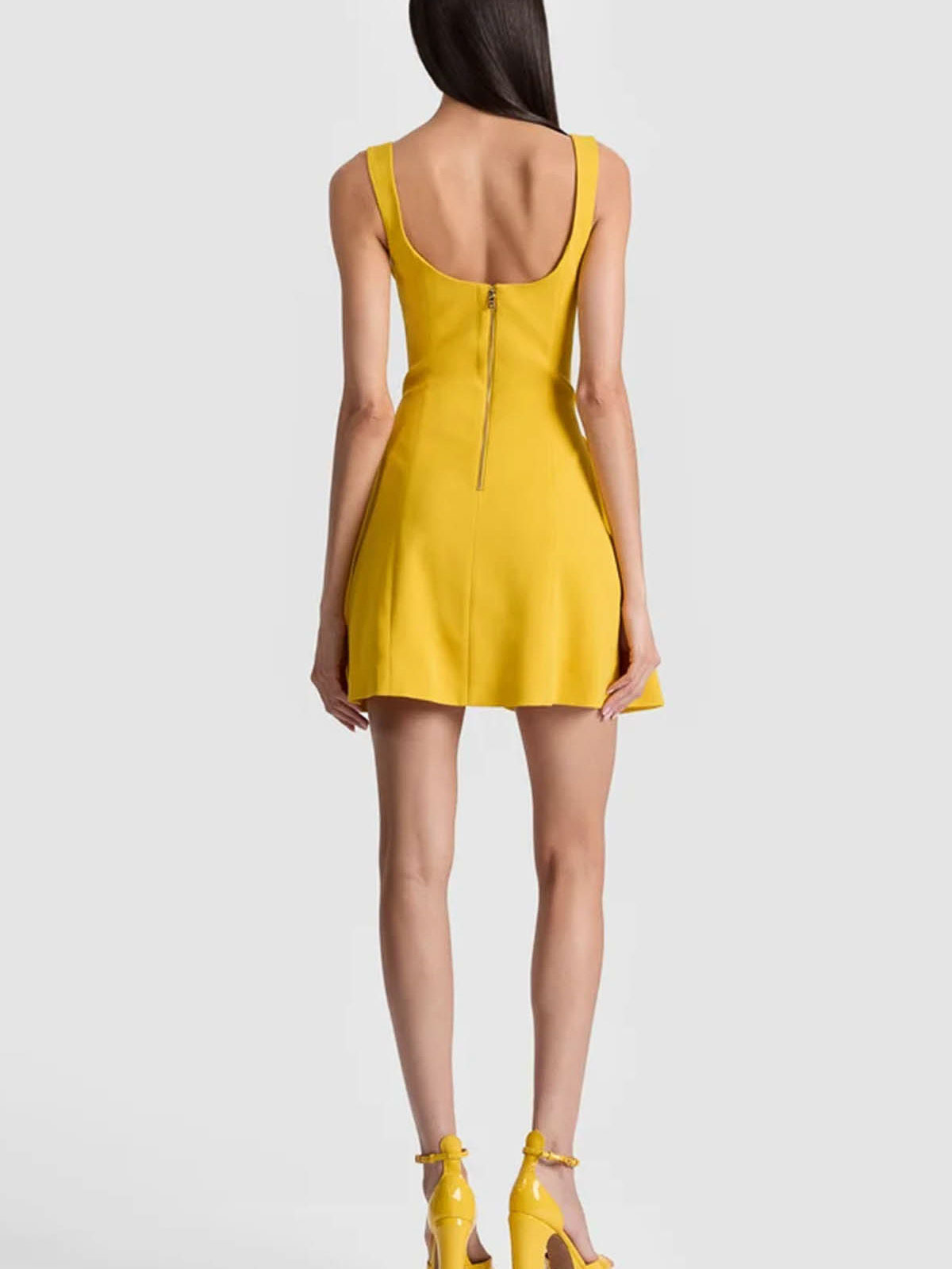 Alice And Olivia Yellow Dress In Yellow